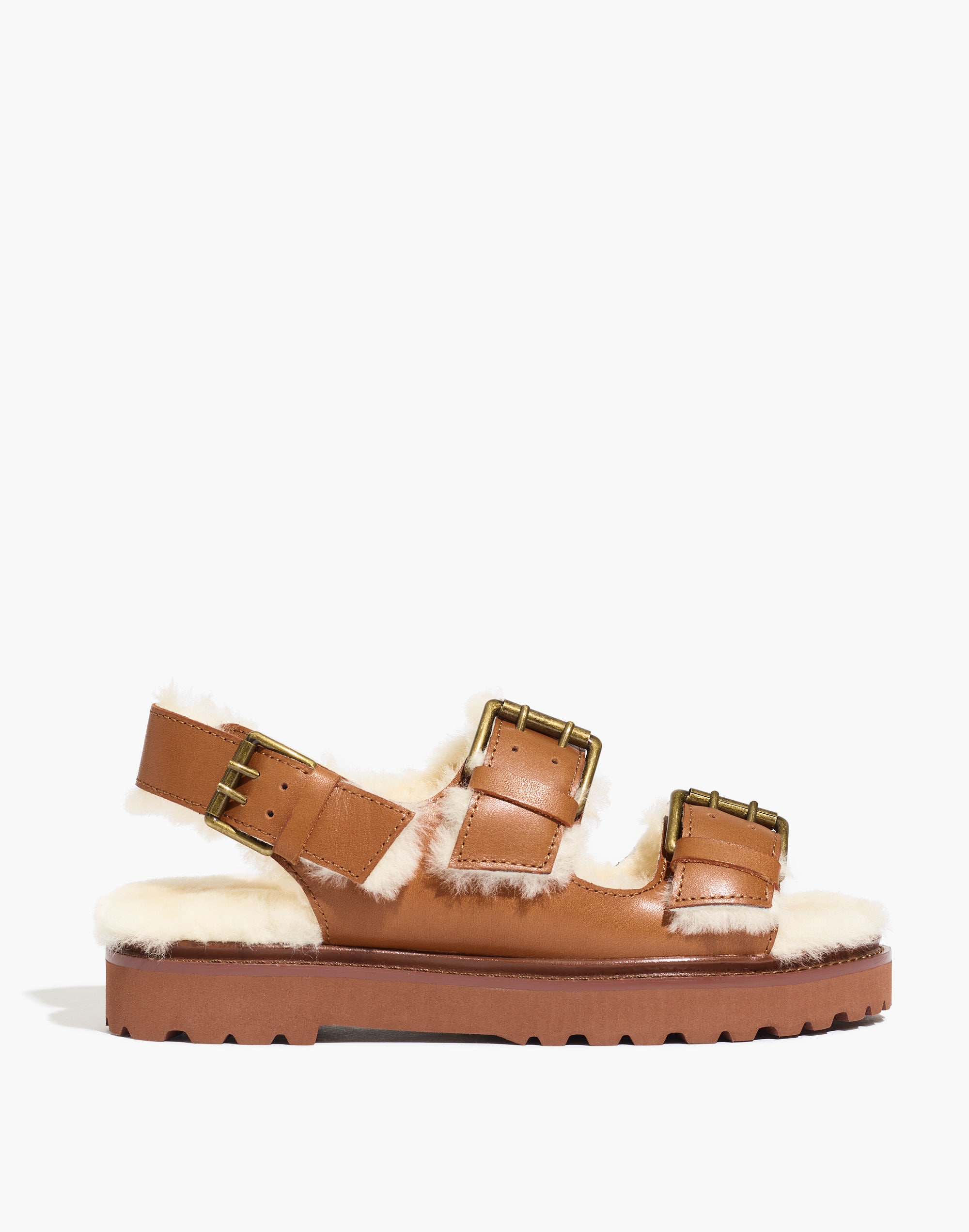 The Shearling-Lined Madelyn Sandal