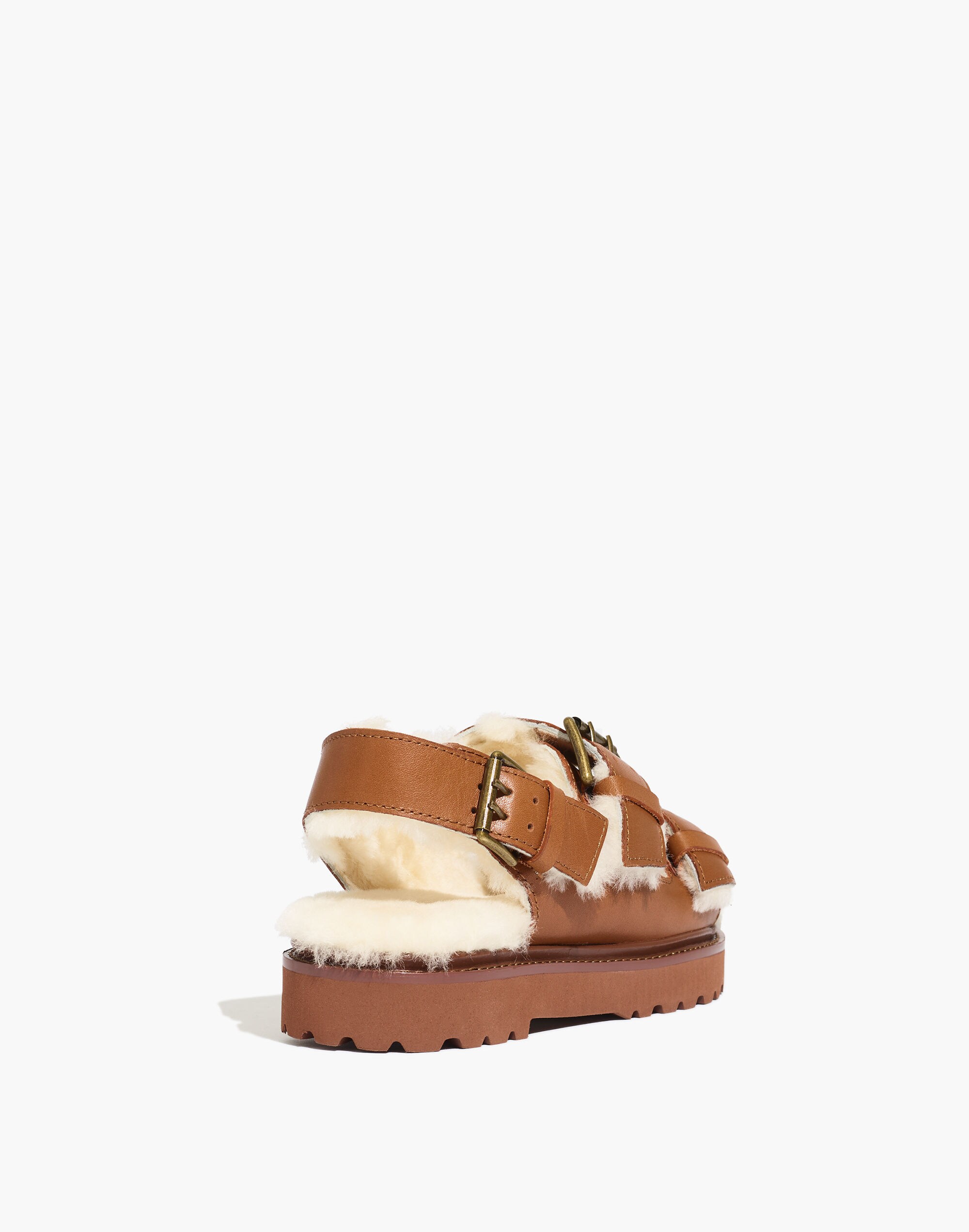 The Shearling-Lined Madelyn Sandal