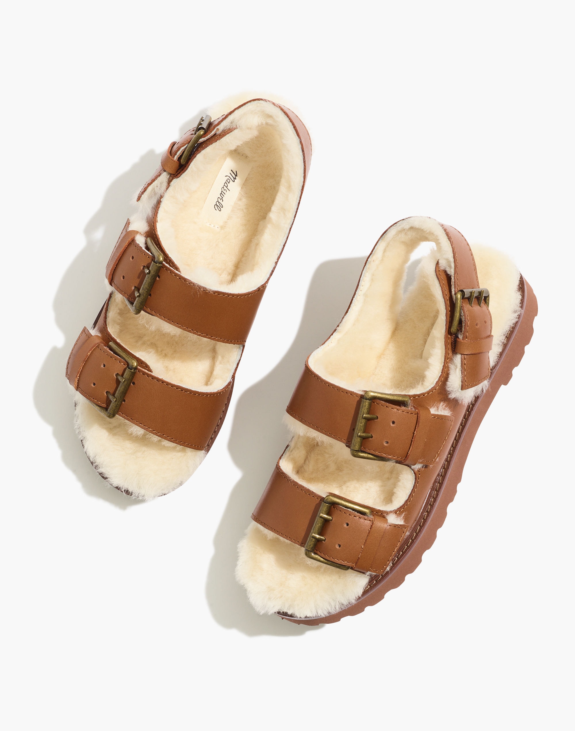 The Shearling-Lined Madelyn Sandal