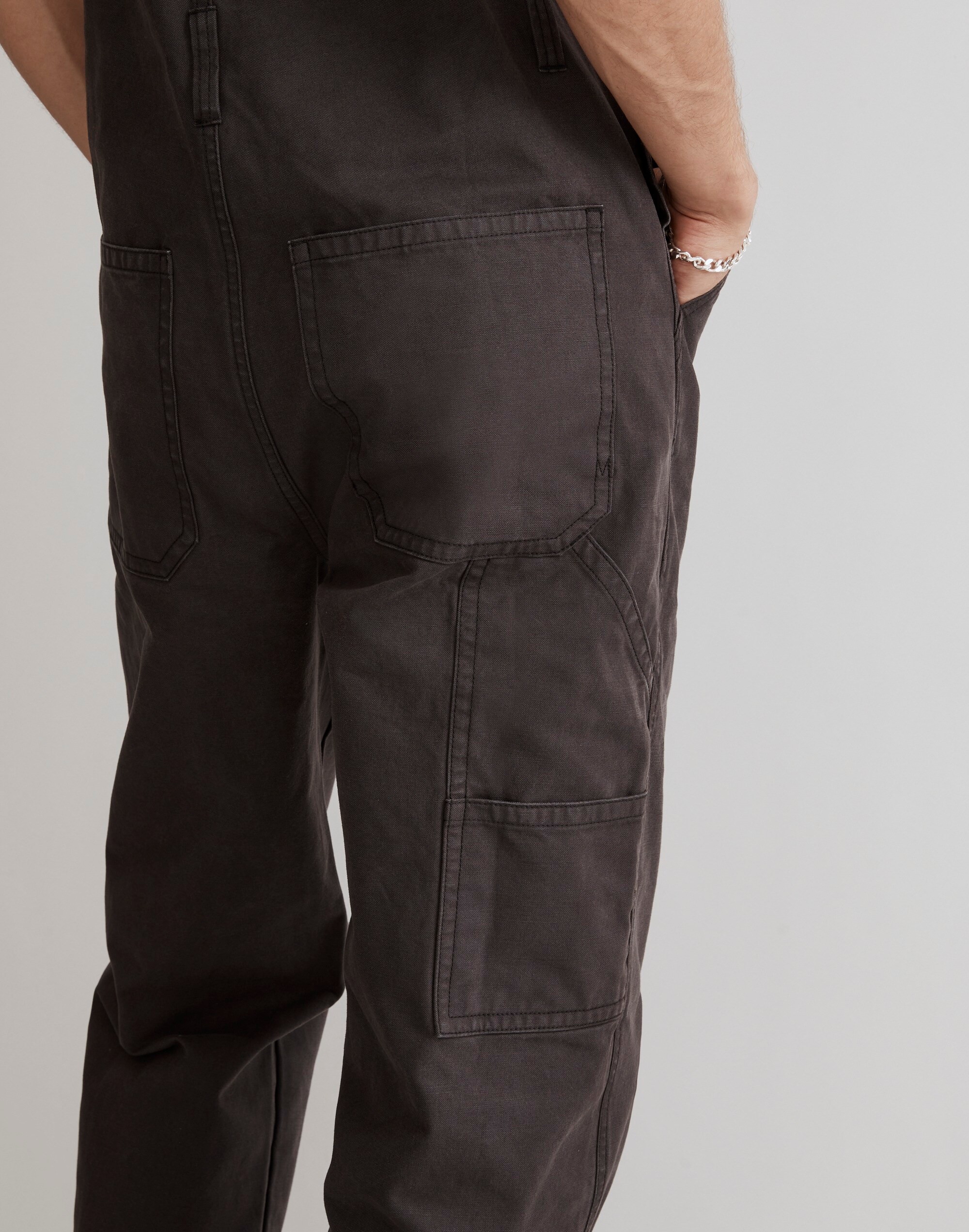 Garment-Dyed Canvas Overalls