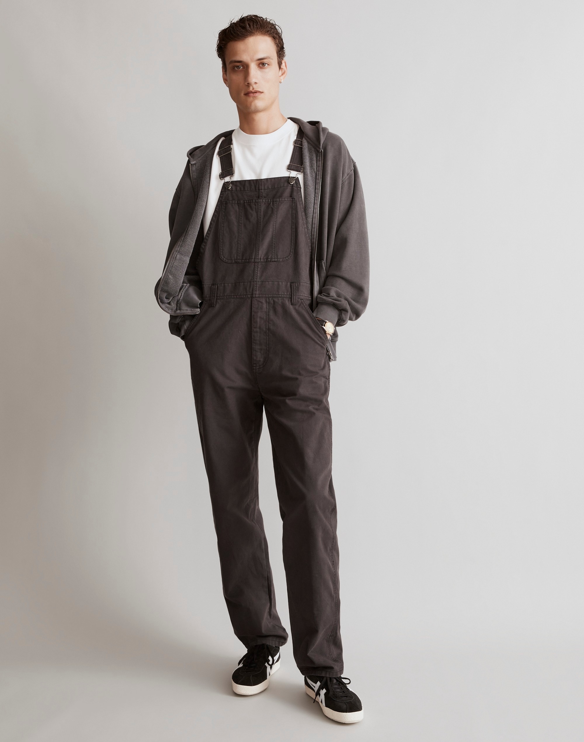 Garment-Dyed Canvas Overalls