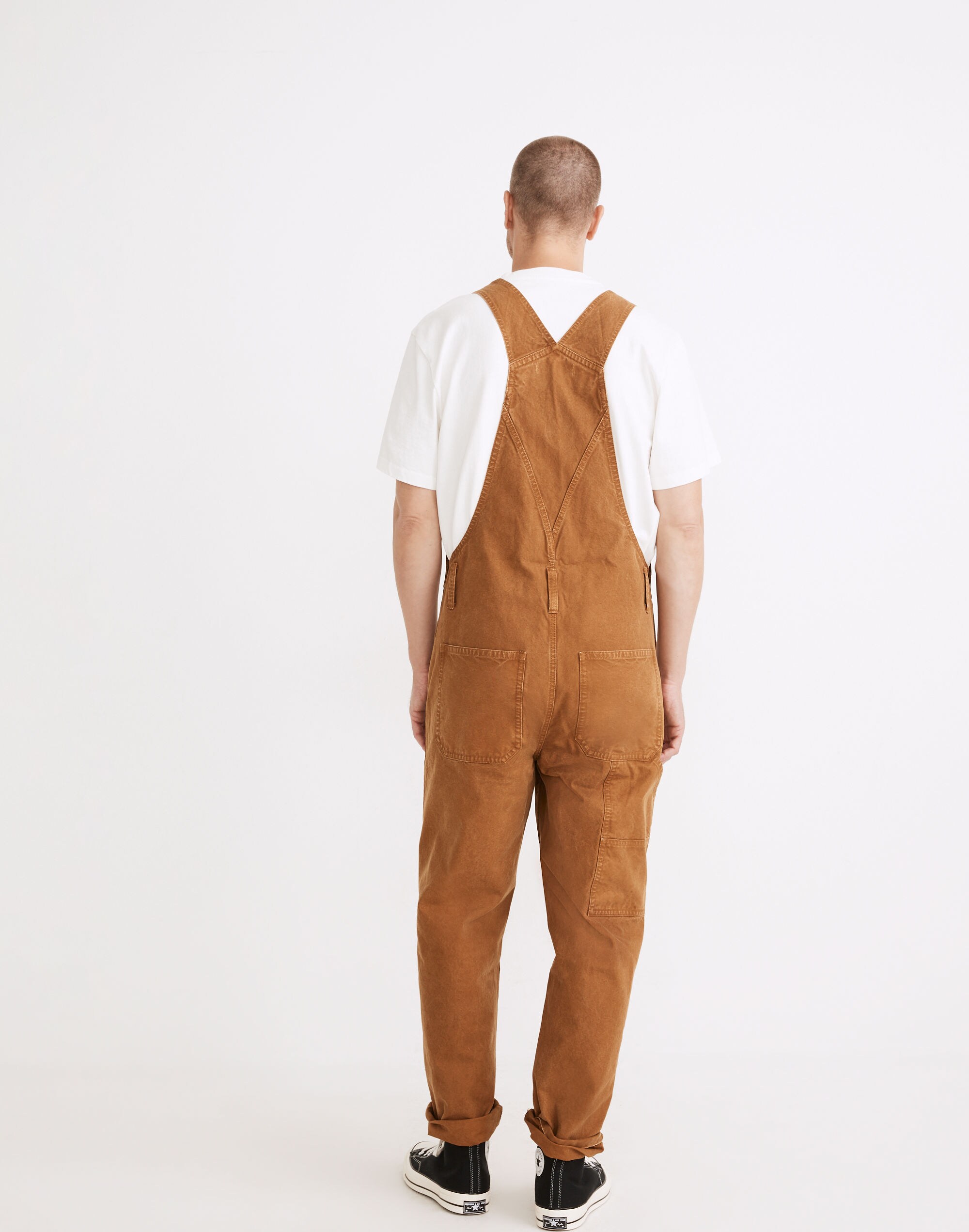 Garment-Dyed Canvas Overalls