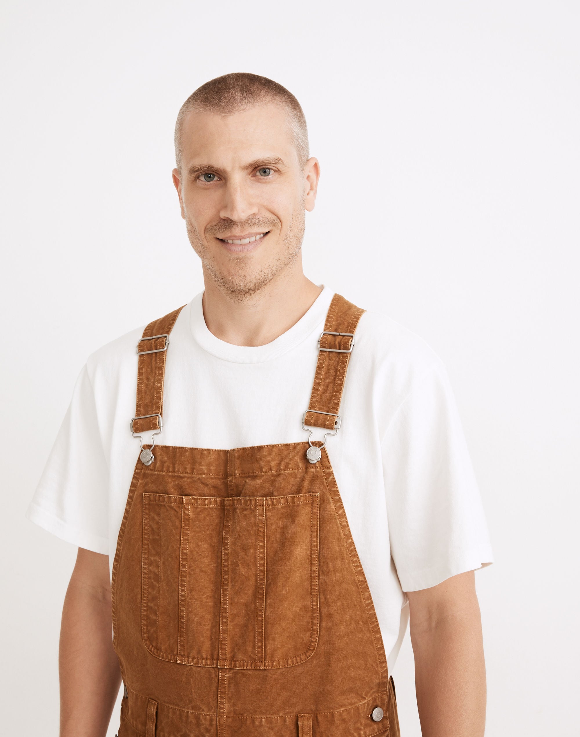 Garment-Dyed Canvas Overalls