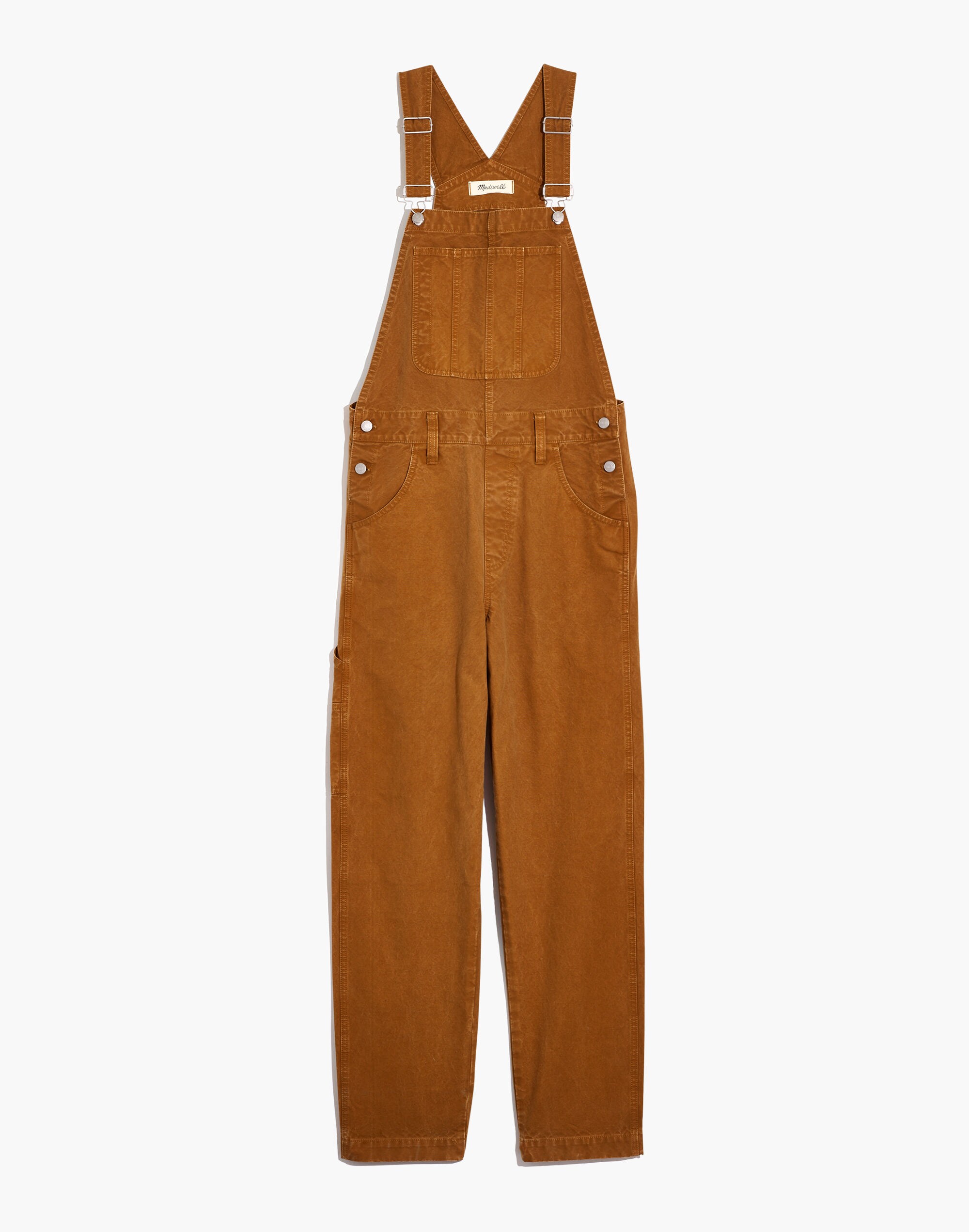 Garment-Dyed Canvas Overalls