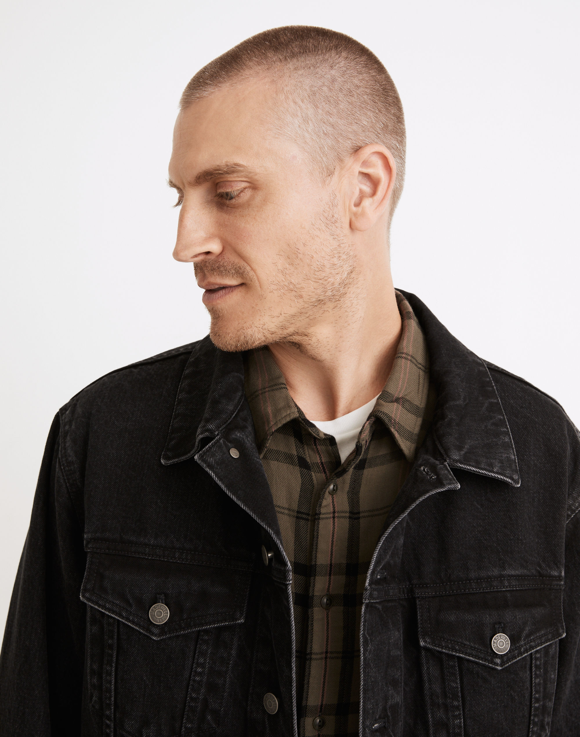 Oversized Jean Jacket in Lowry Wash