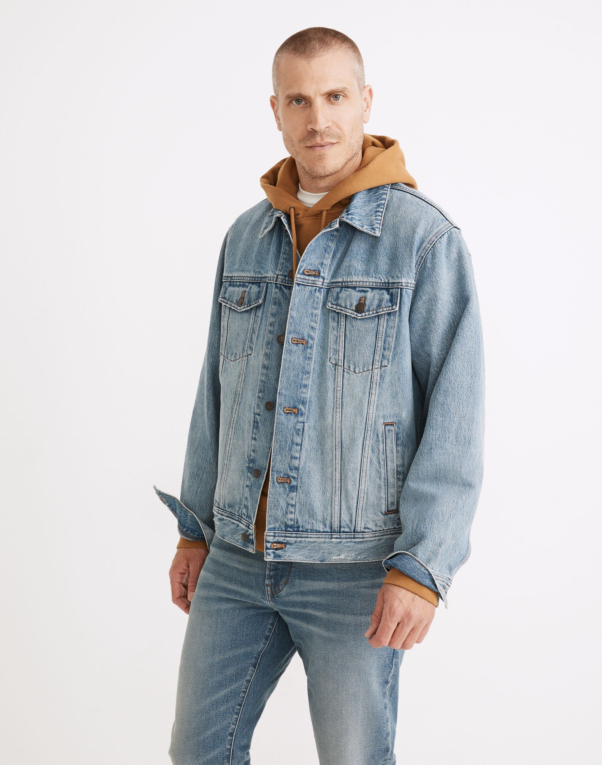 Oversized Jean Jacket in Manitoba Wash