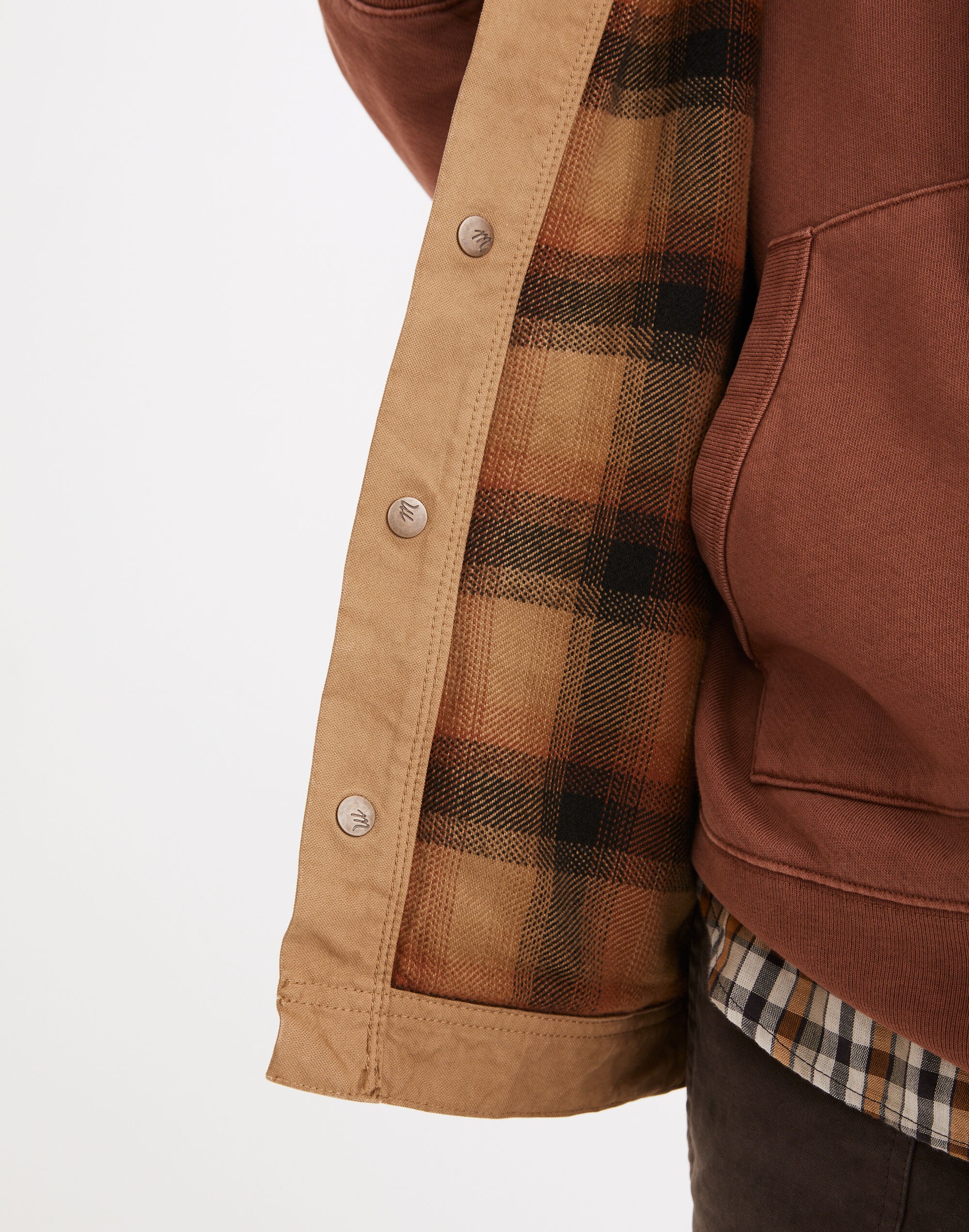 Flannel-Lined Canvas Workwear Vest