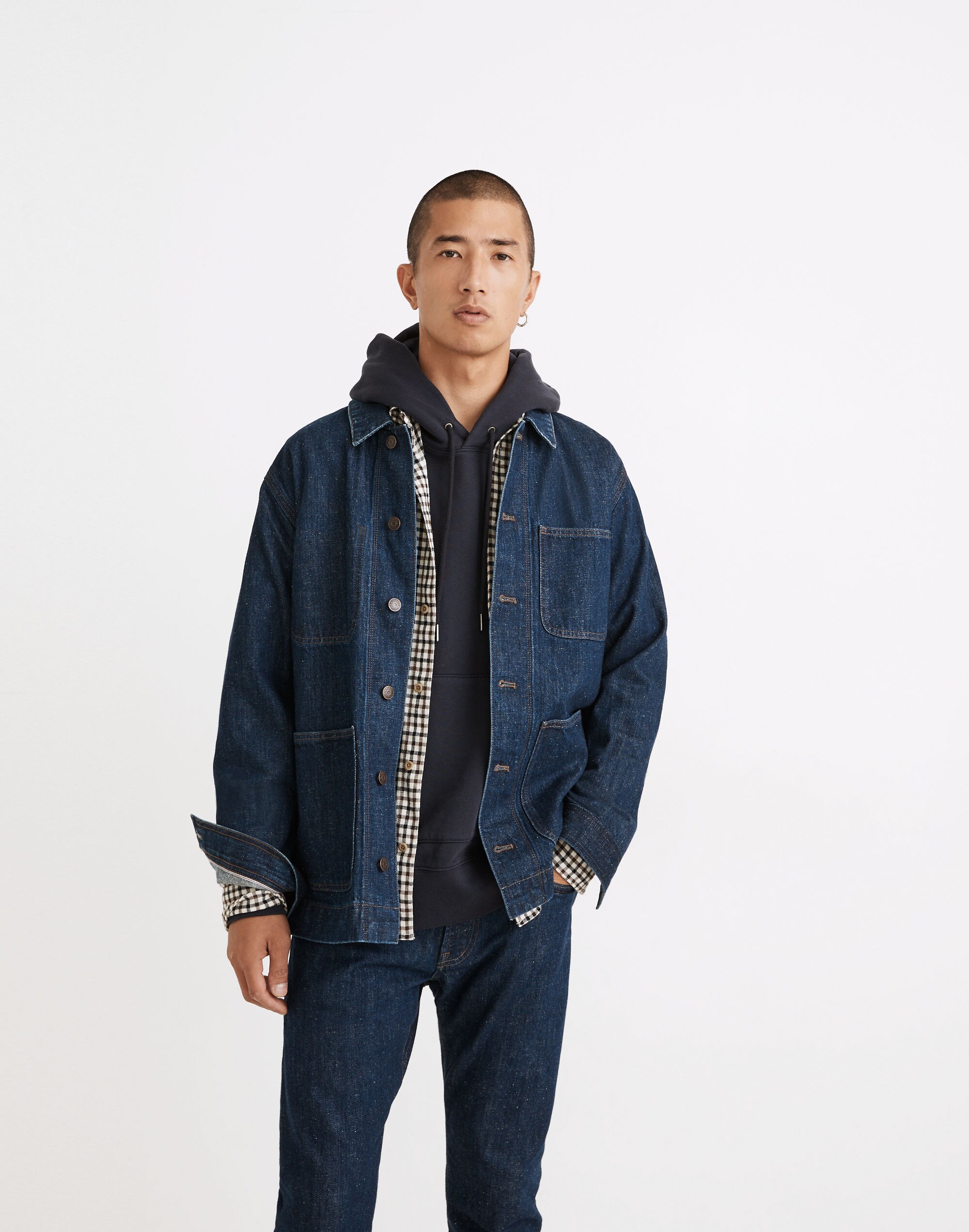 Selvedge Denim Chore Coat