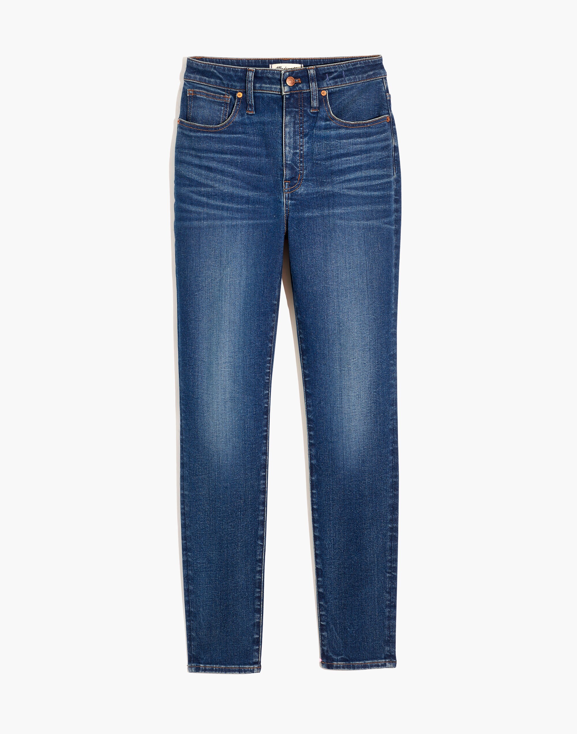 Plus Curvy High-Rise Skinny Jeans in Lanette Wash