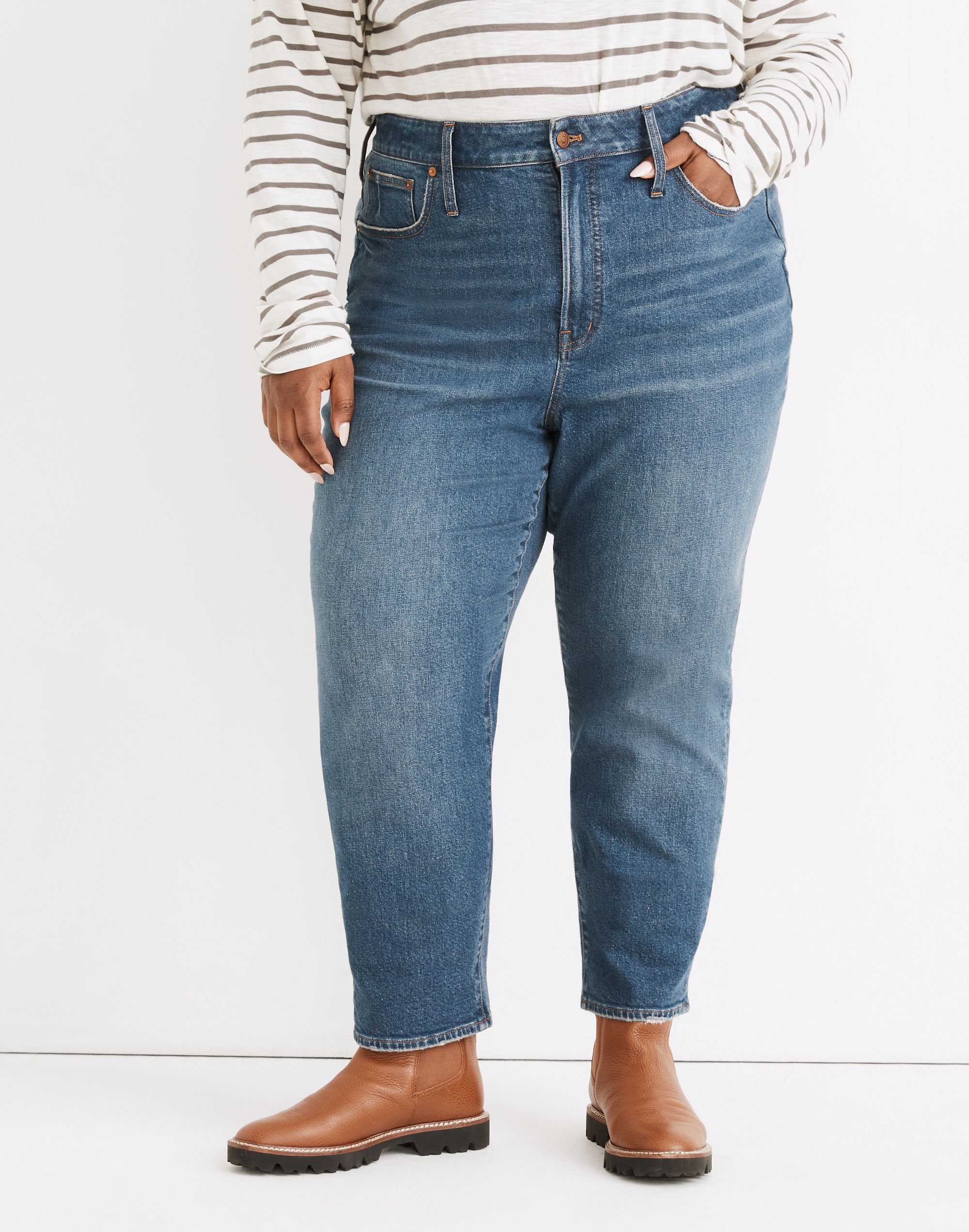 The Plus Perfect Vintage Jean in Mobridge Wash