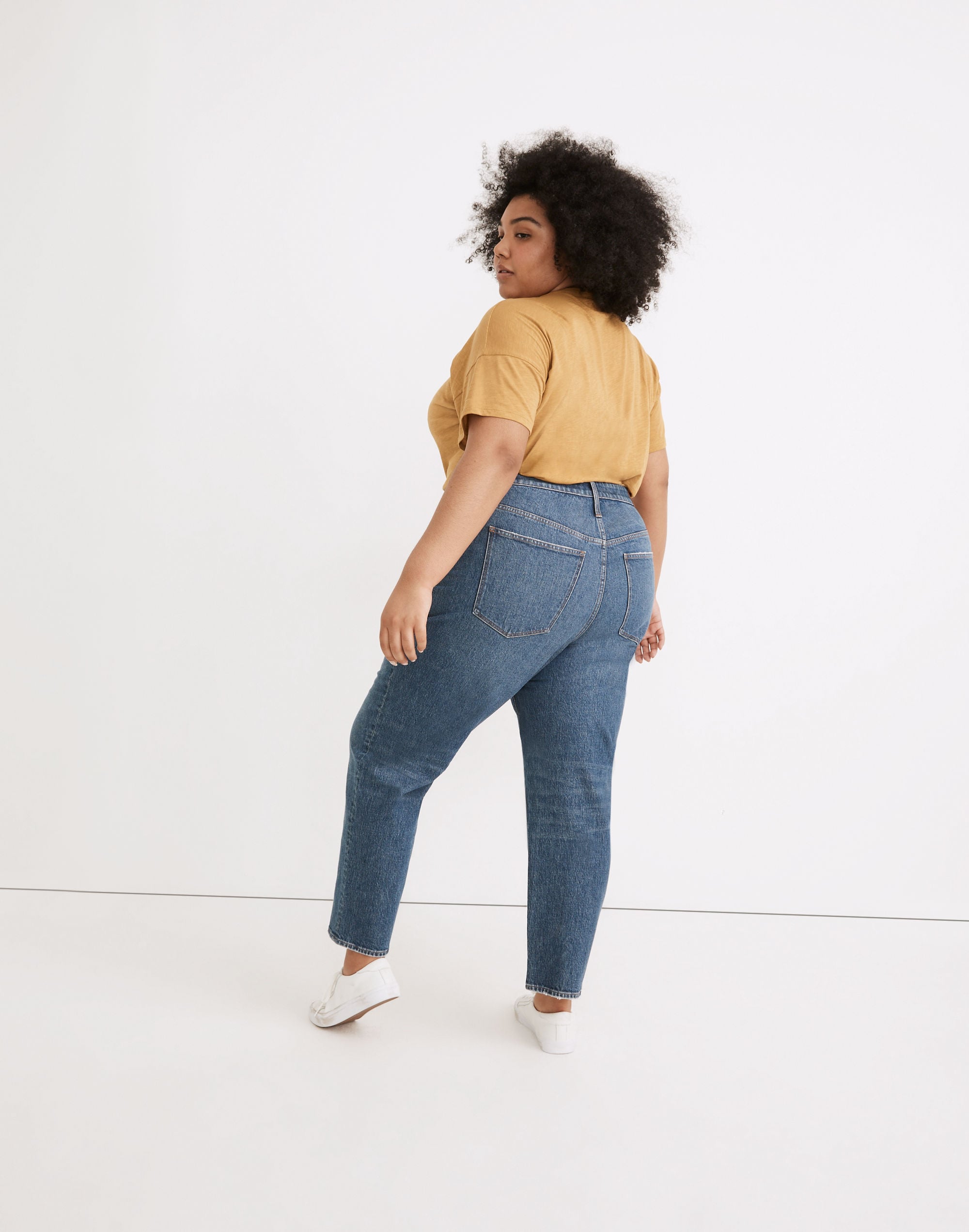 Plus Classic Straight Jeans in Corson Wash