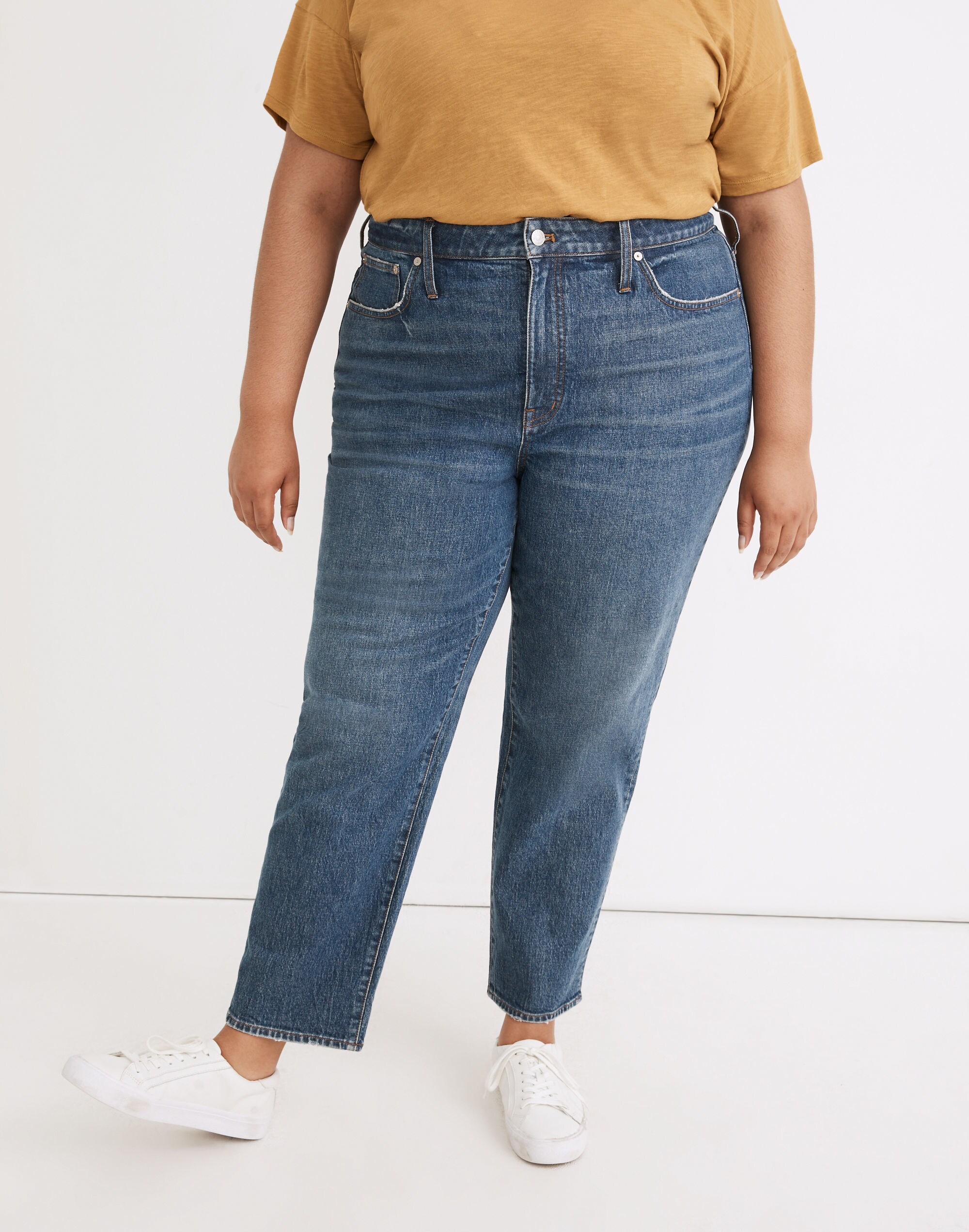 Plus Classic Straight Jeans in Corson Wash