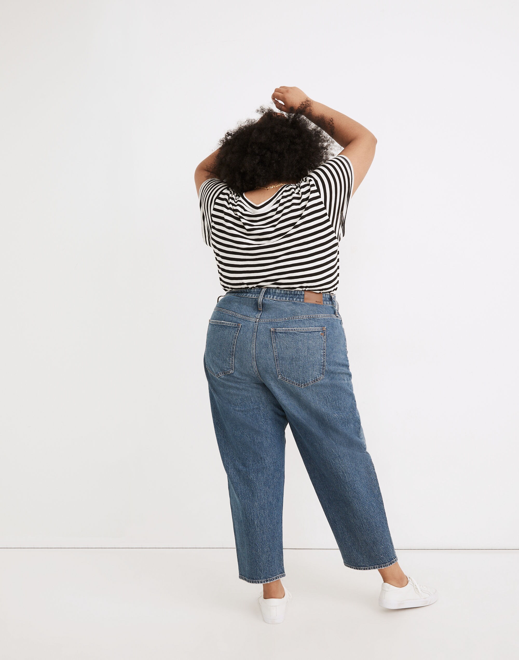 Plus Balloon Jeans in Corson Wash