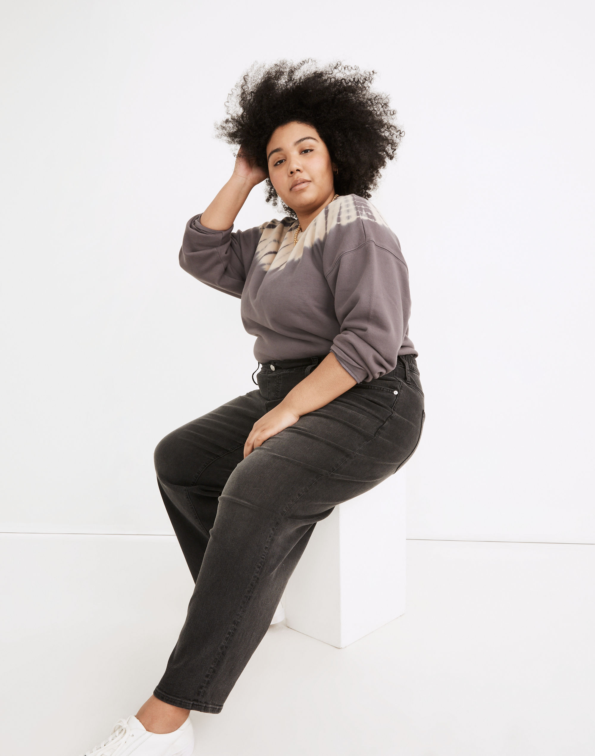 Plus Roadtripper Supersoft Pull-On Jeans in Brendan Wash