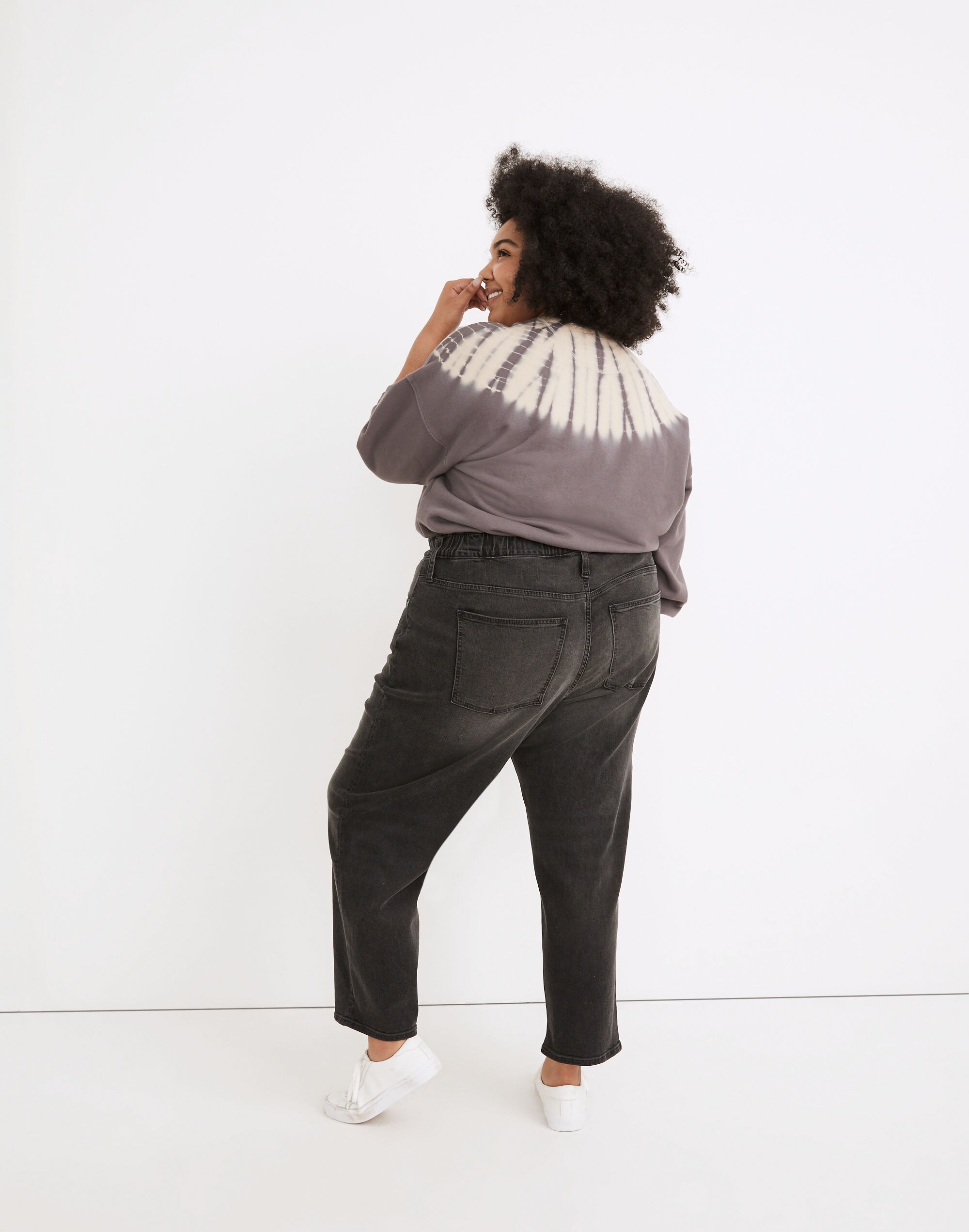 Plus Roadtripper Supersoft Pull-On Jeans in Brendan Wash