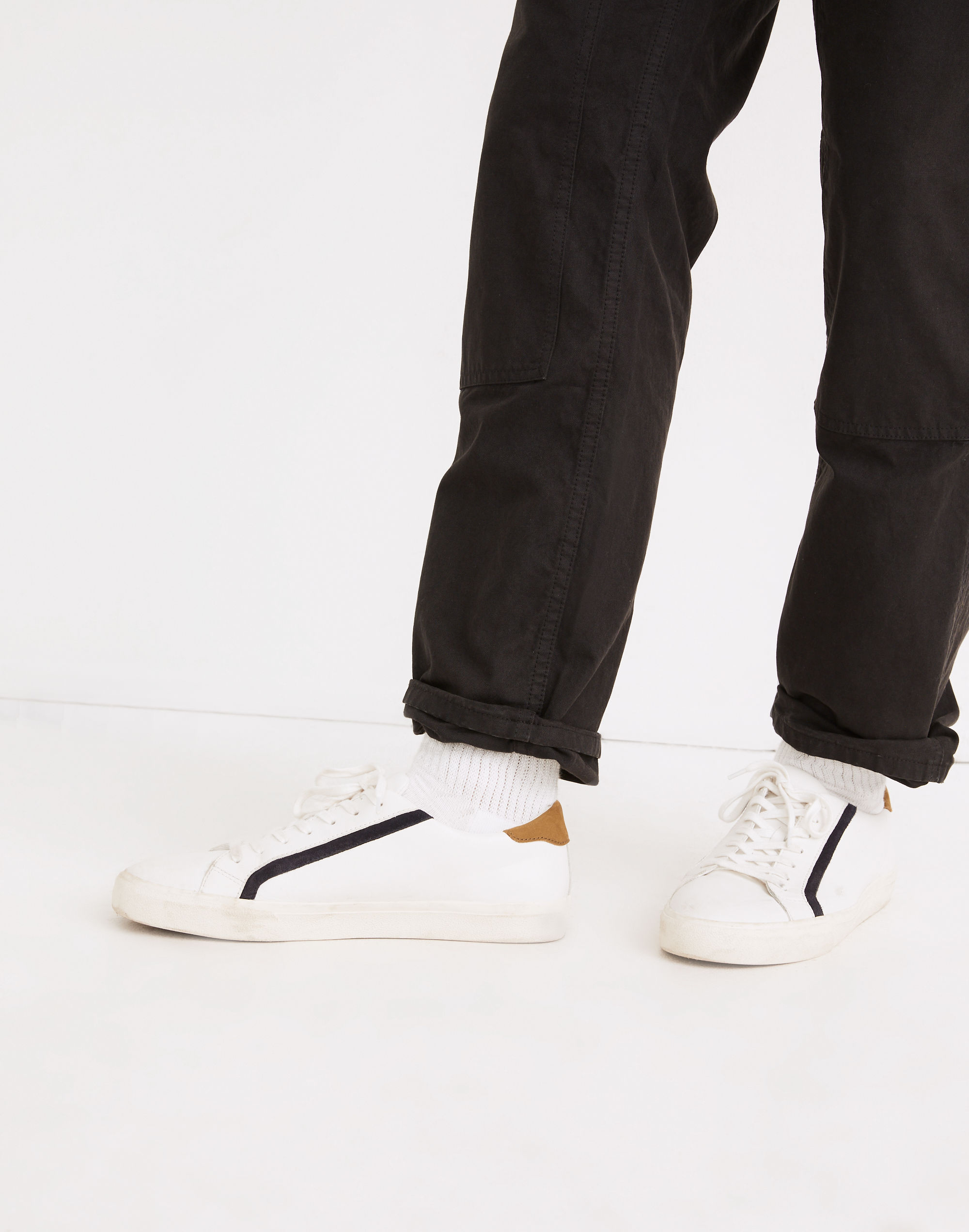 Sidewalk Low-Top Sneakers in Leather