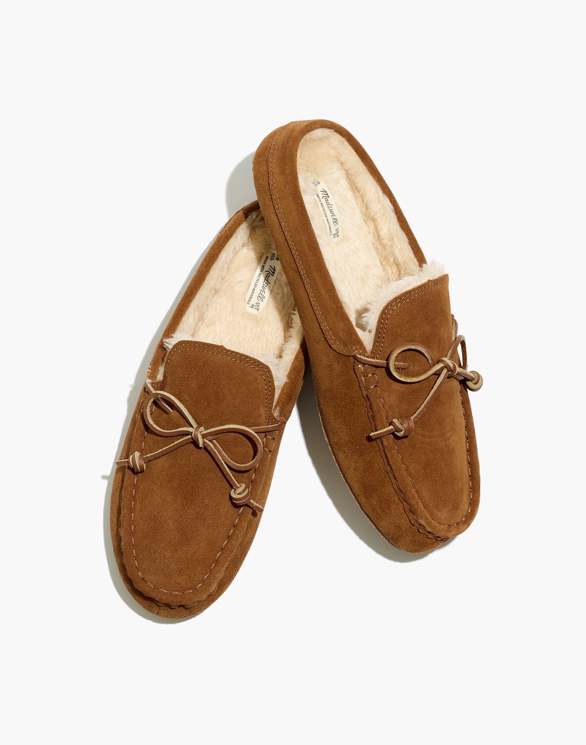 Men's Suede Scuff Moccasin Slippers