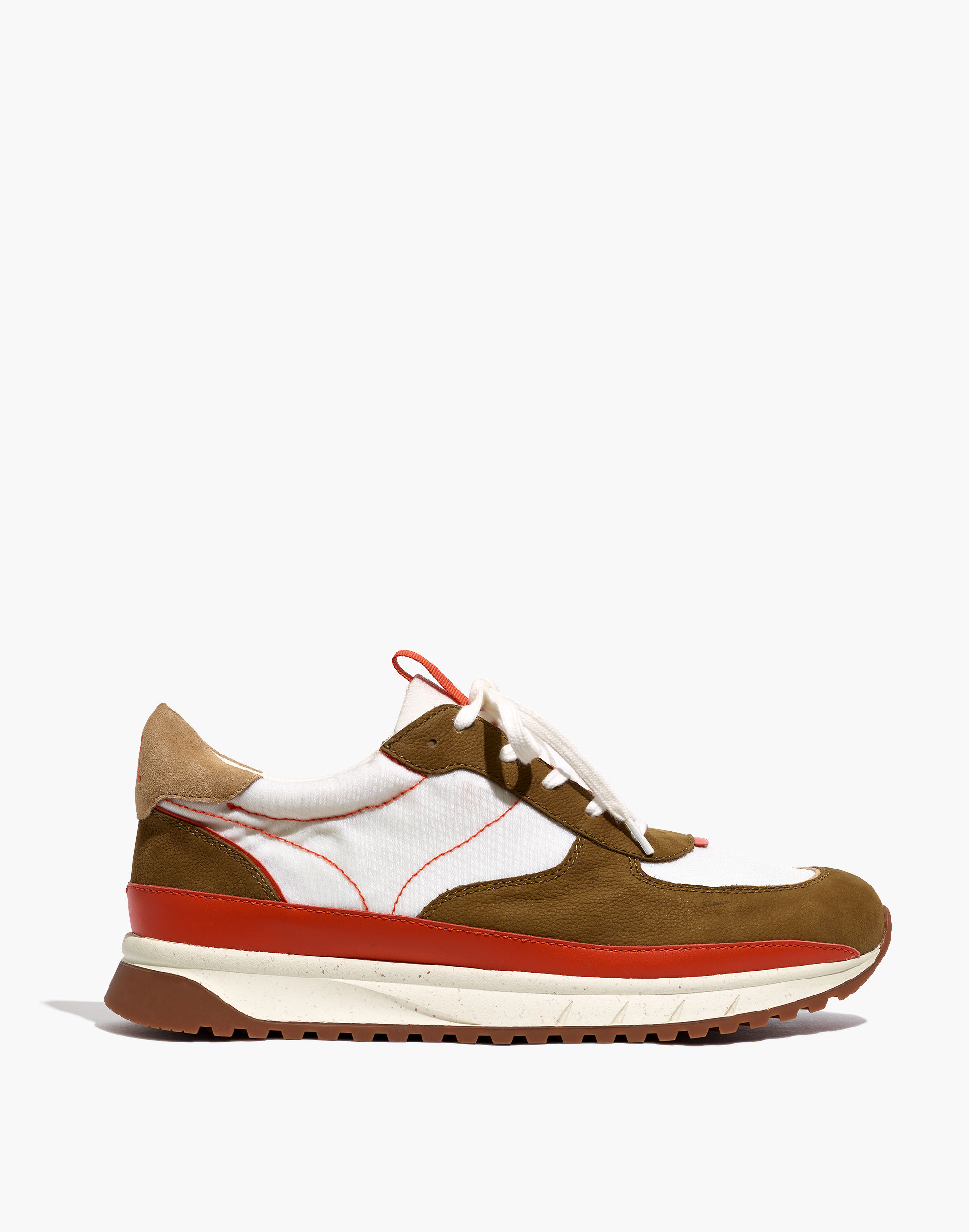 Kickoff Trainer Sneakers in Leather and Suede