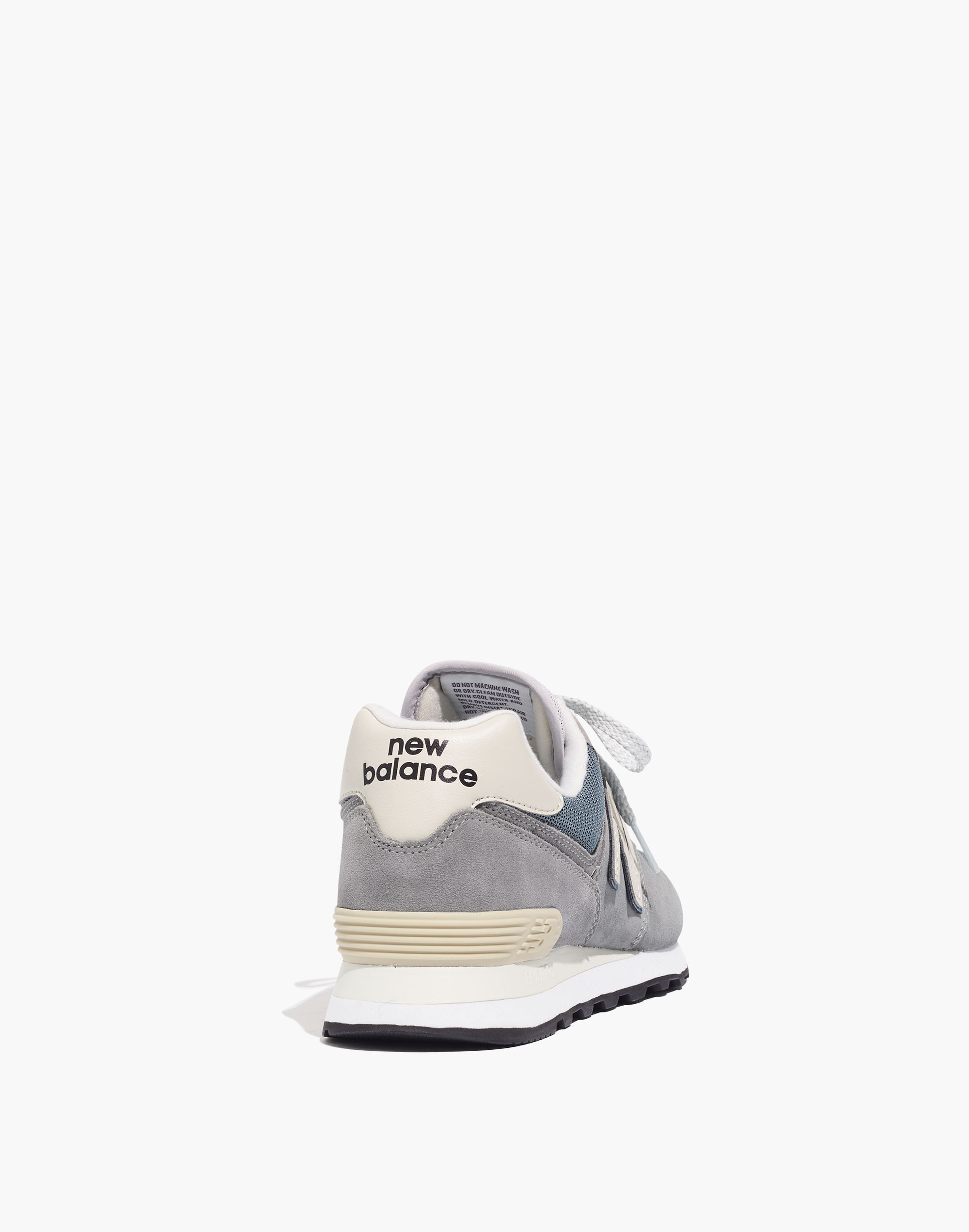 New Balance&reg; Suede 574 Sneakers in Grey and Sky Blue