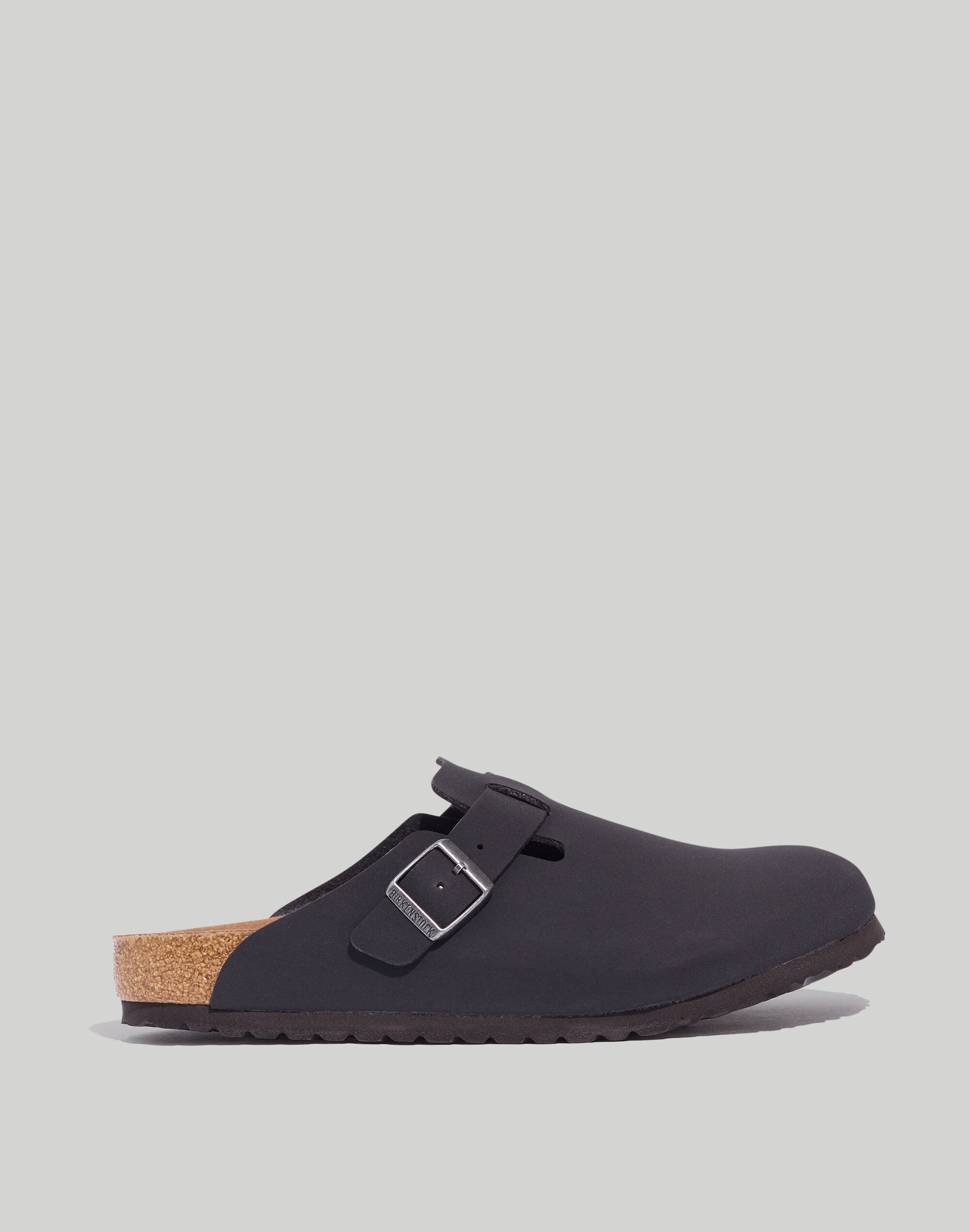 Birkenstock&reg; Vegan Leather Birkibuc Boston Clogs
