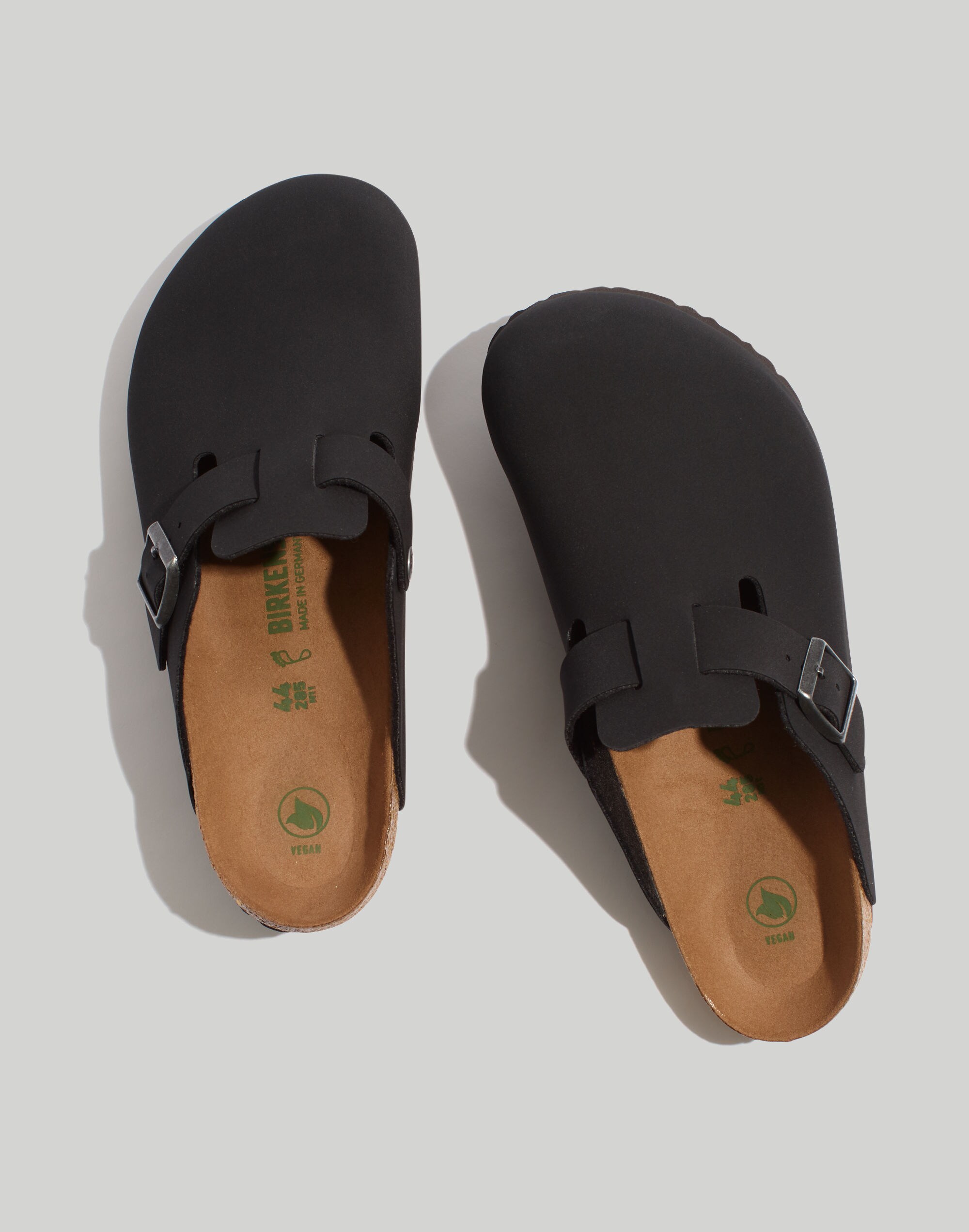 Birkenstock&reg; Vegan Leather Birkibuc Boston Clogs