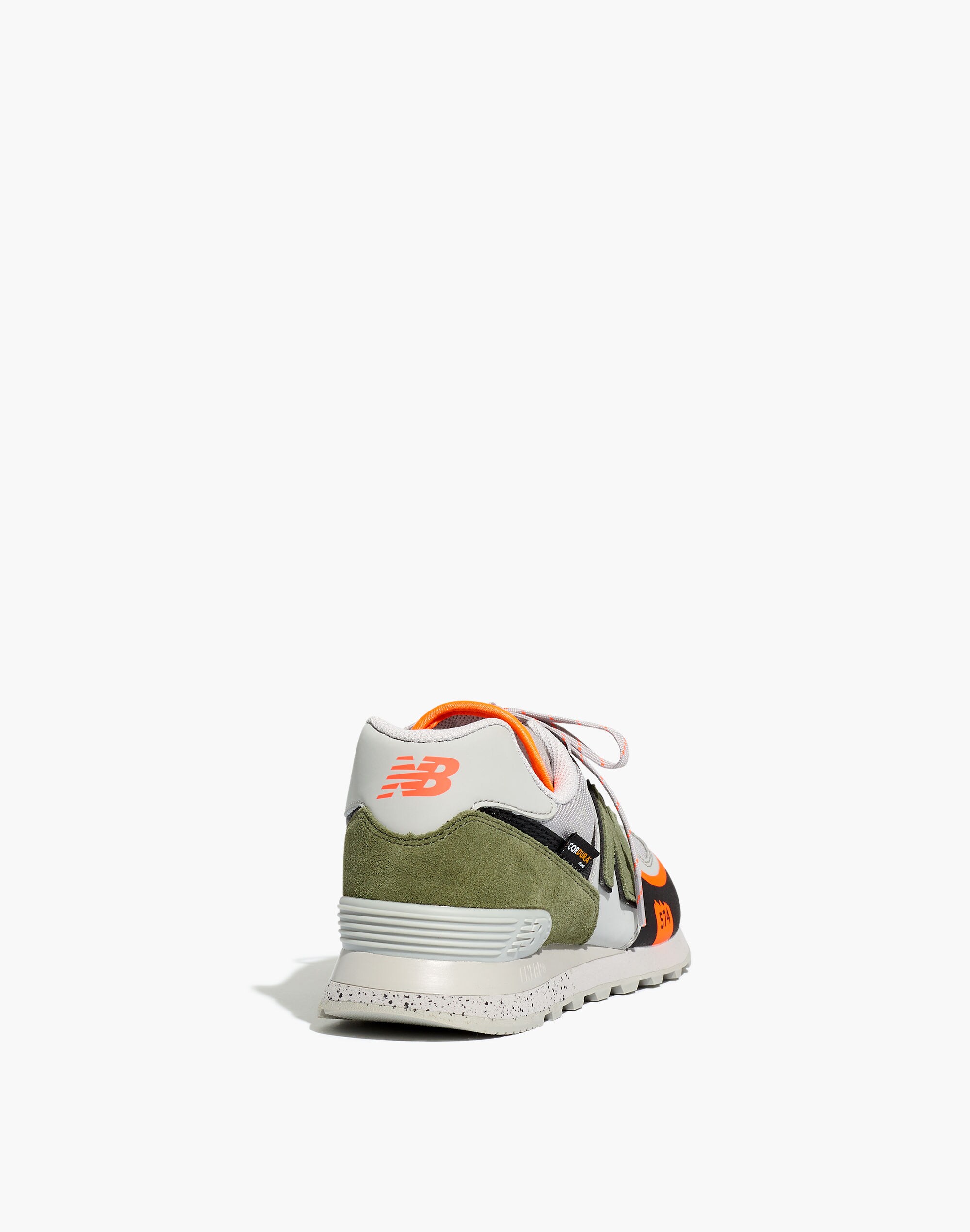 New Balance® Suede 574 All-Terrain Sneakers in Green and Grey