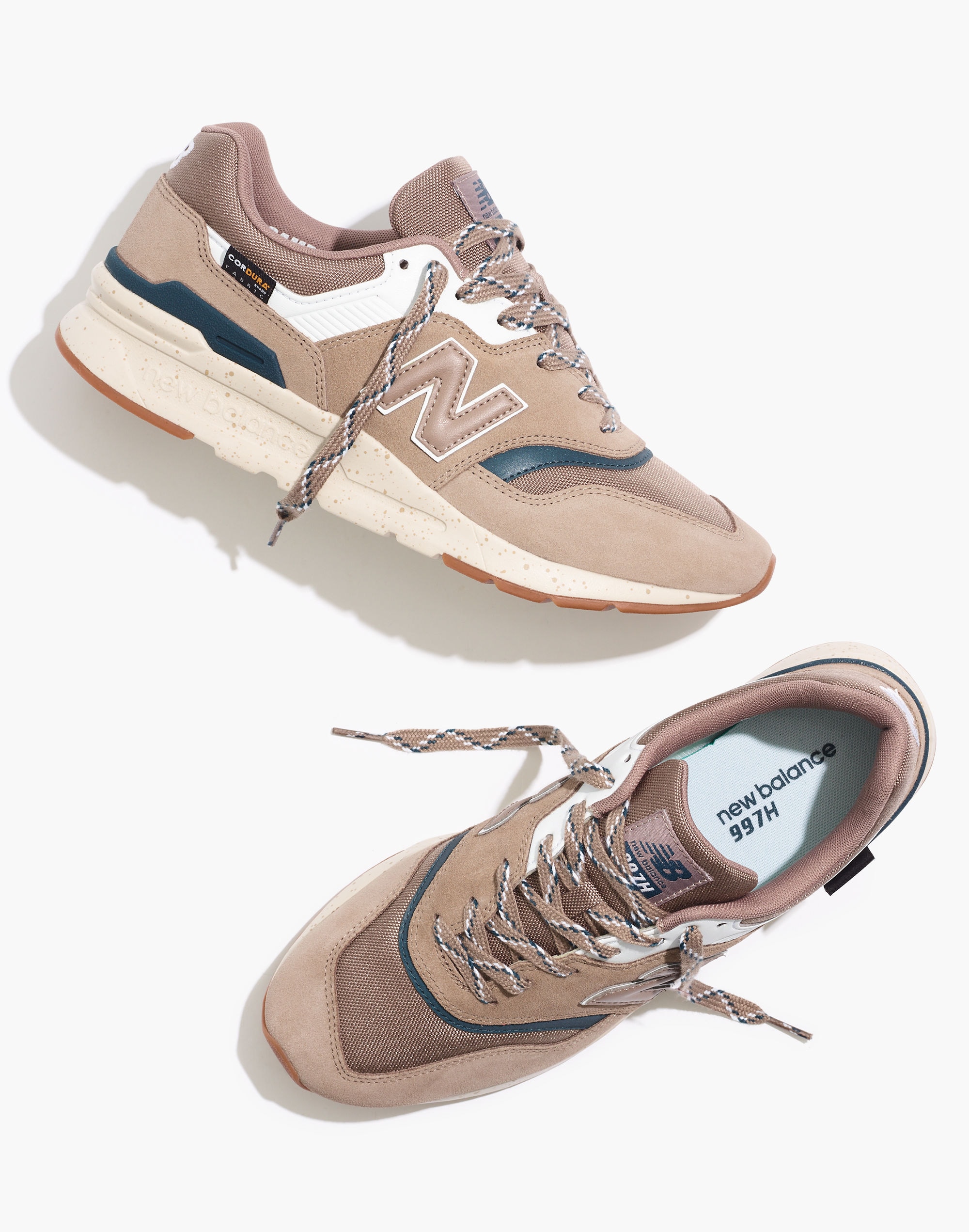New Balance&reg; Suede 997H Sneakers in Mushroom and Trek