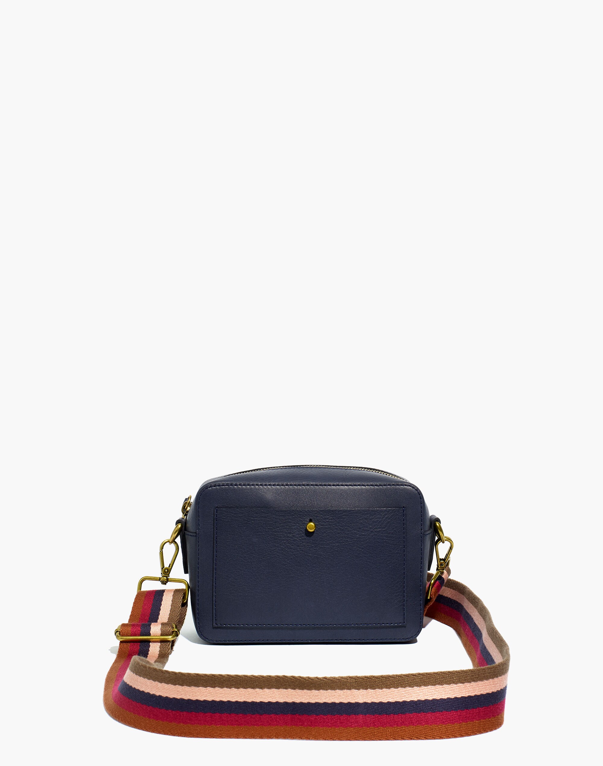 the transport camera bag: rainbow webbing strap edition