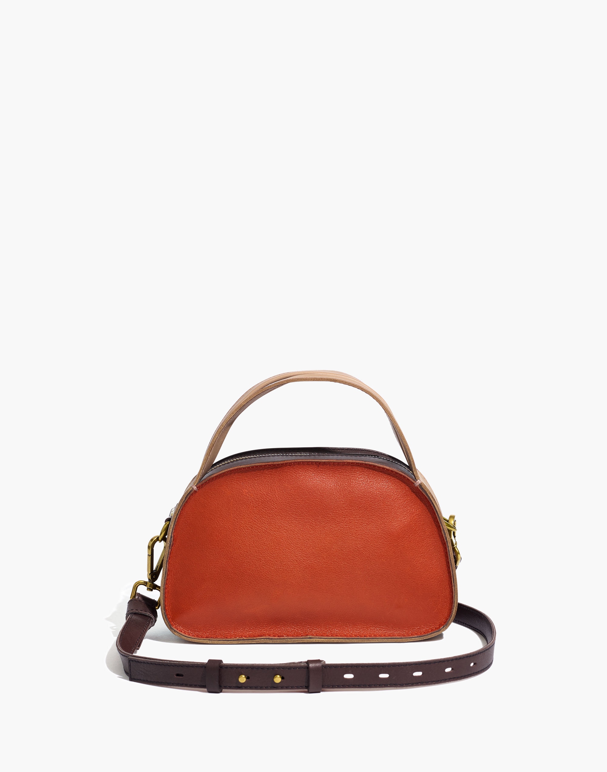 The Sydney Zip-Top Crossbody Bag in Colorblock