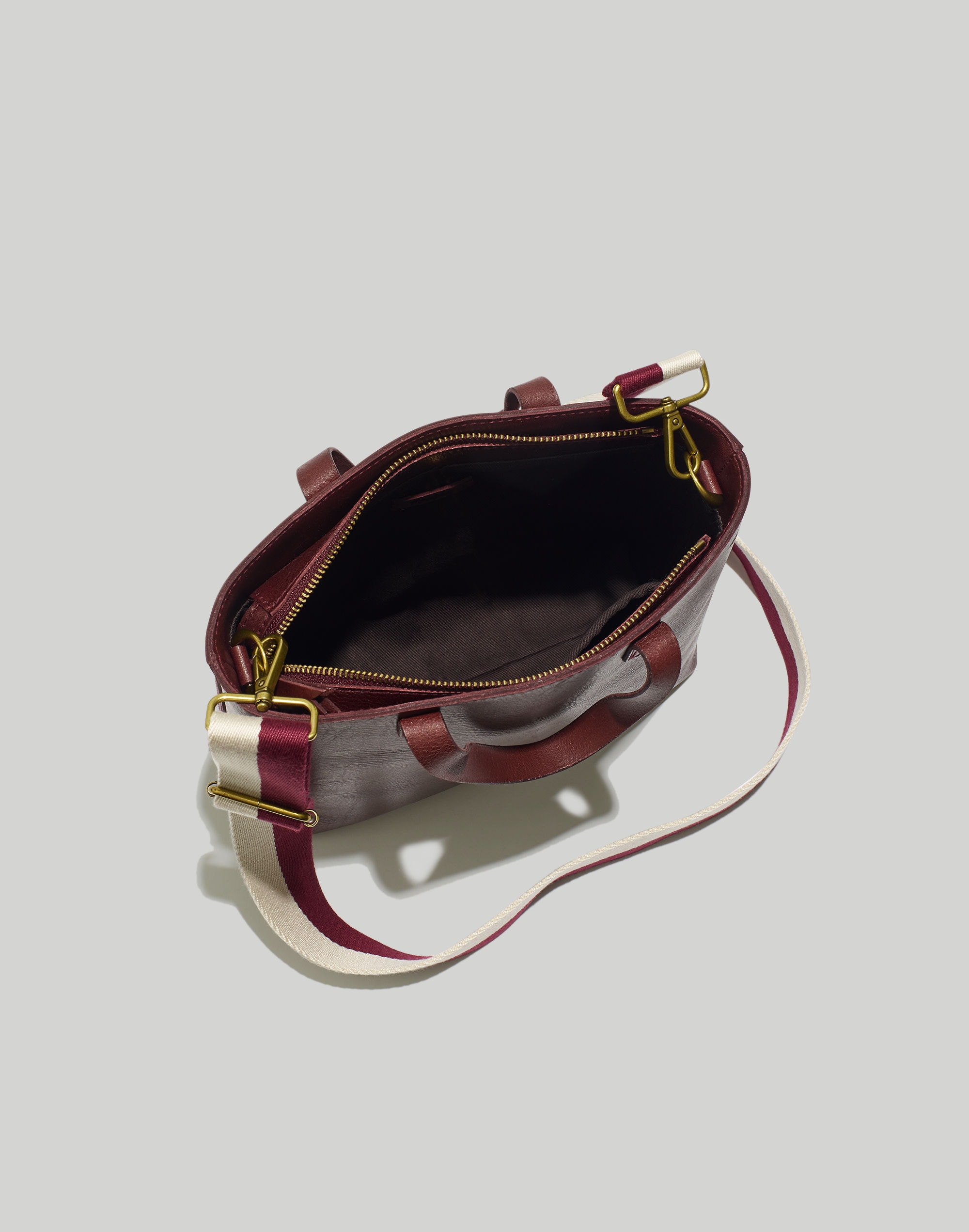 The Zip-Top Transport Crossbody: Colorblock Webbing Strap Edition