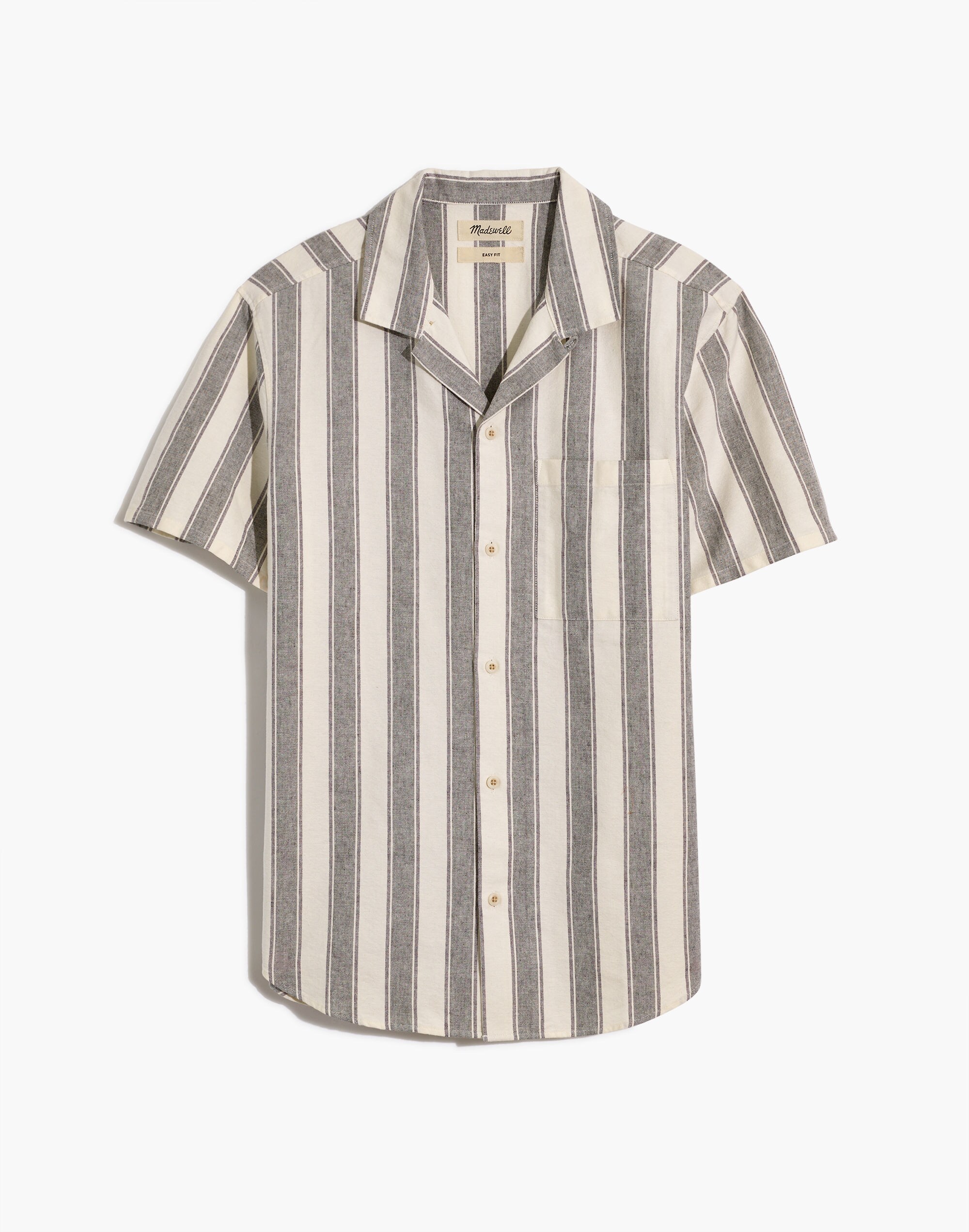 (Re)sponsible Easy Short-Sleeve Shirt in Stripe