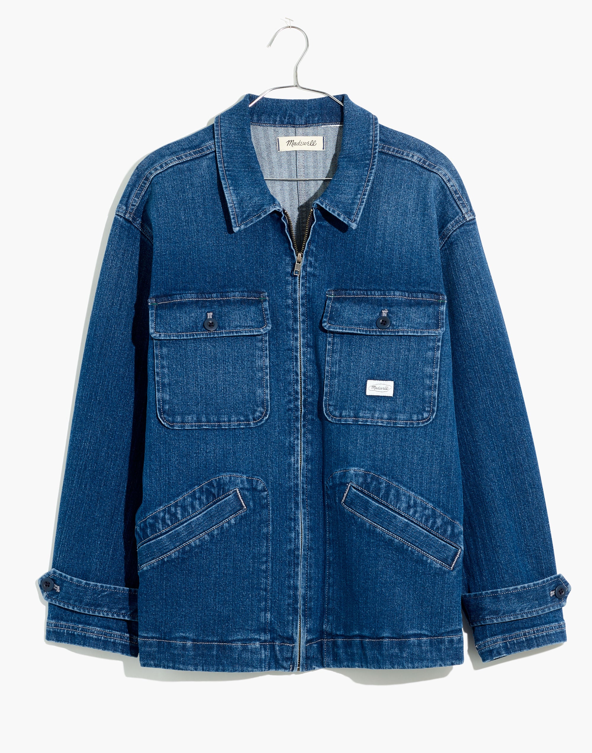 Workwear Collection Herringbone Denim Chore Coat