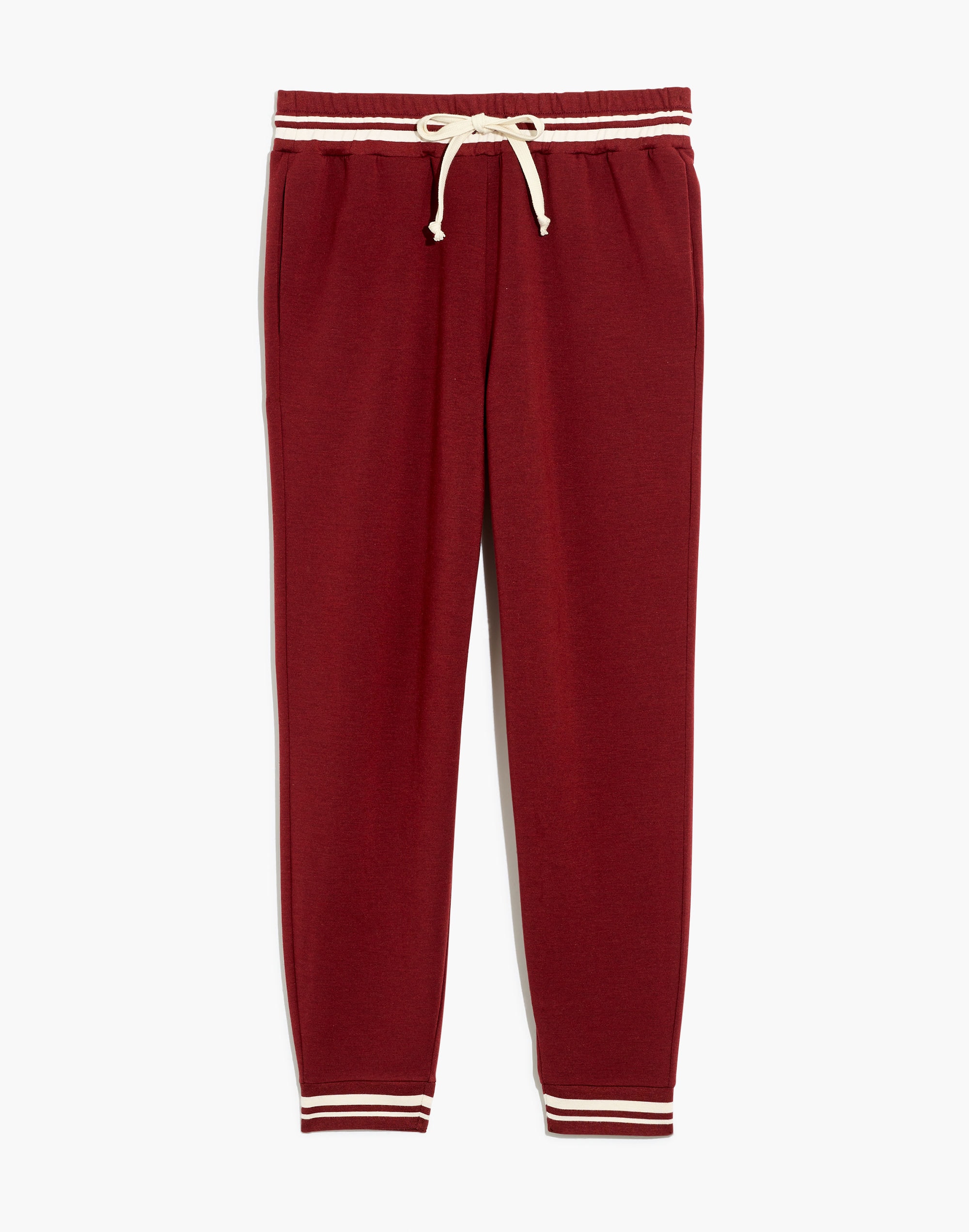 MWL Superbrushed Easygoing Sweatpants: Striped Trim Edition