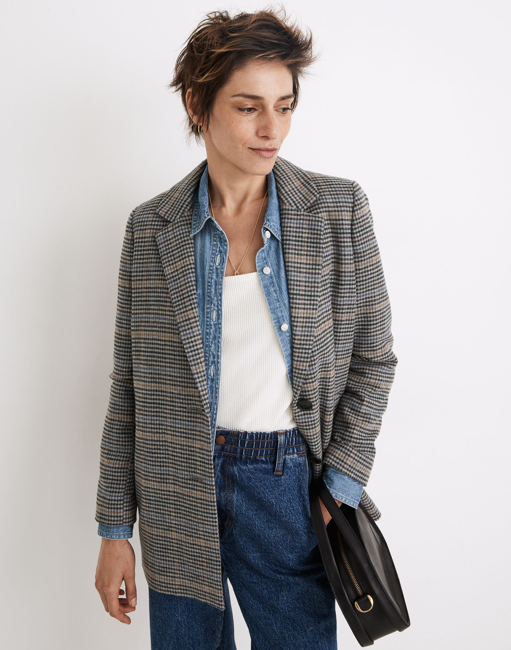 dorset blazer in bowne plaid