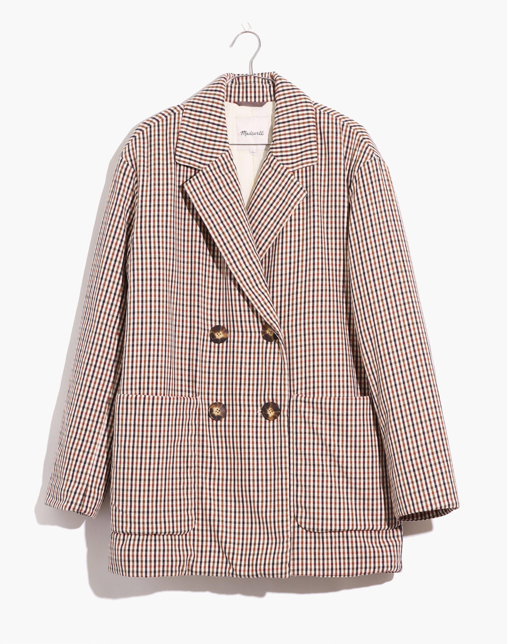 Padded Jacket in Plaid