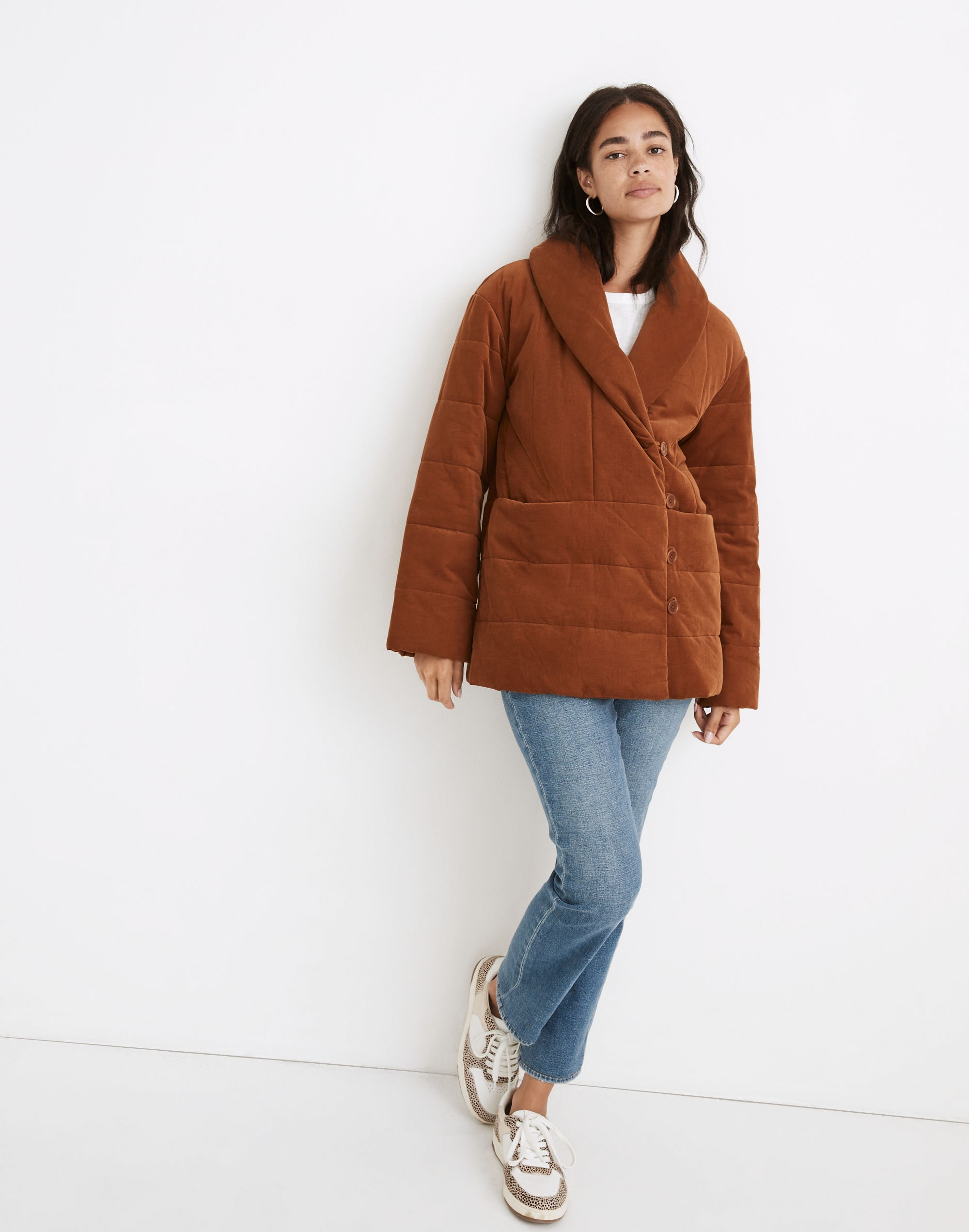 corduroy ensley quilted jacket