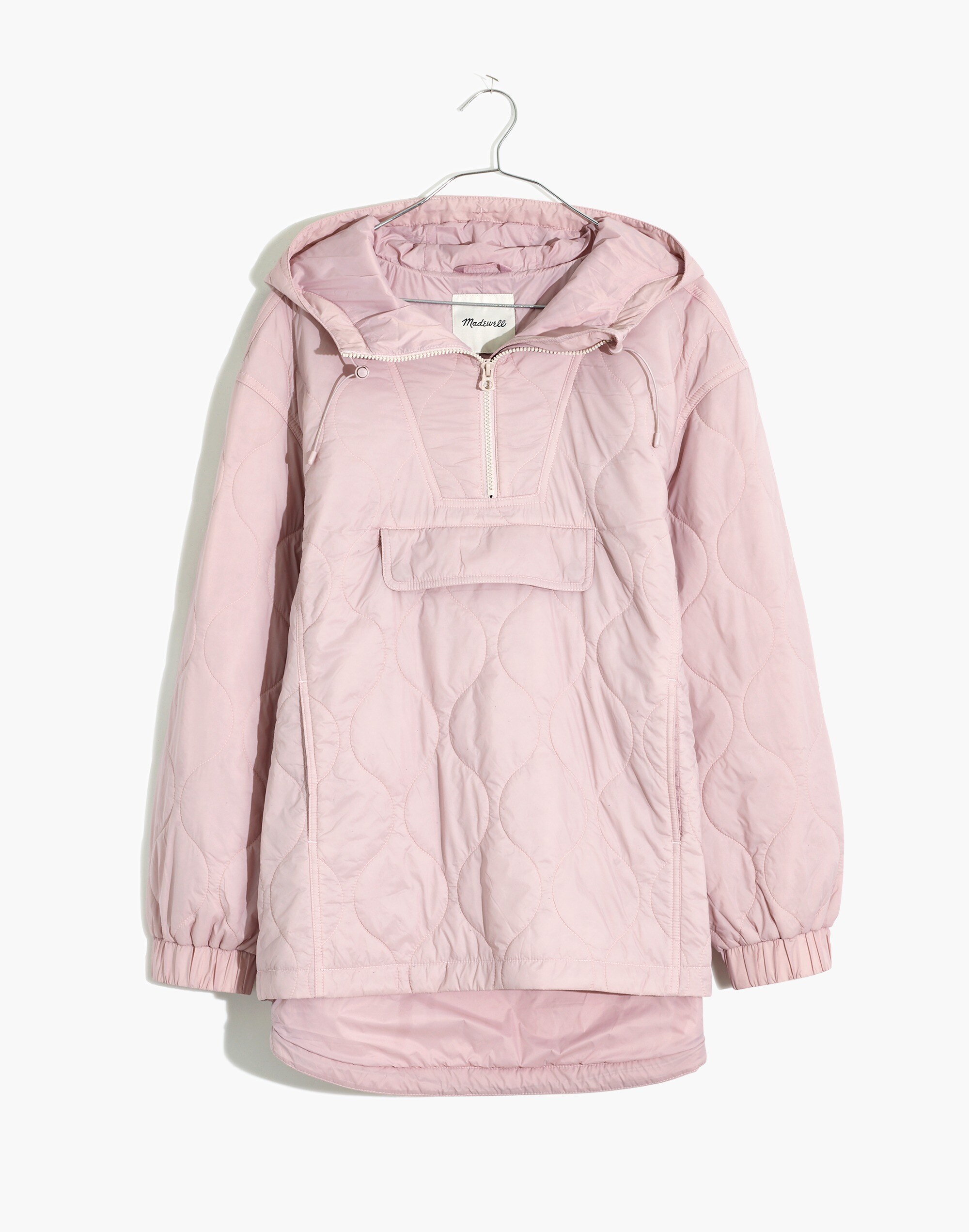 Quilted Packable Popover Puffer Jacket