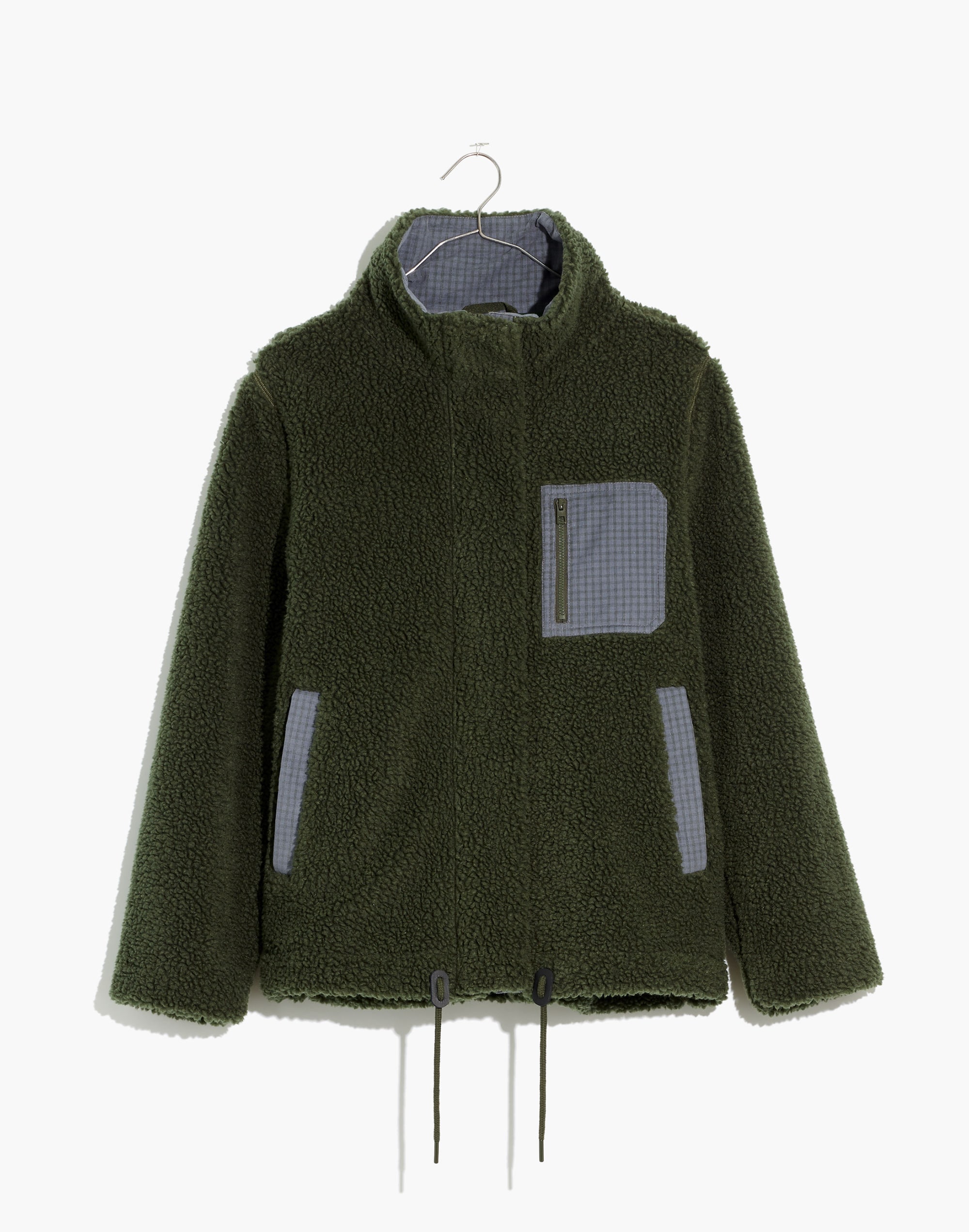 (re)sourced sherpa zip jacket