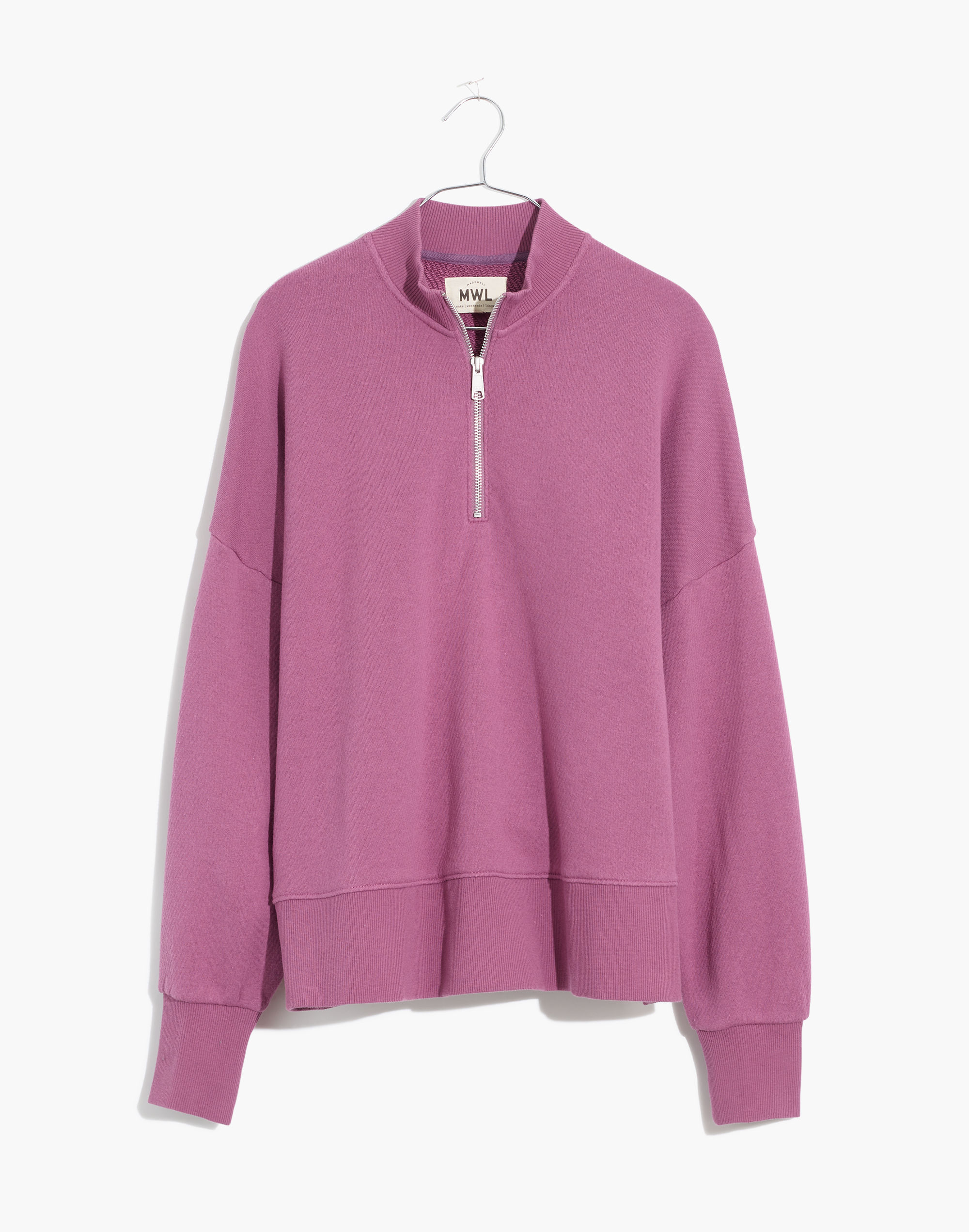 MWL Airyterry Half-Zip Tunic Sweatshirt