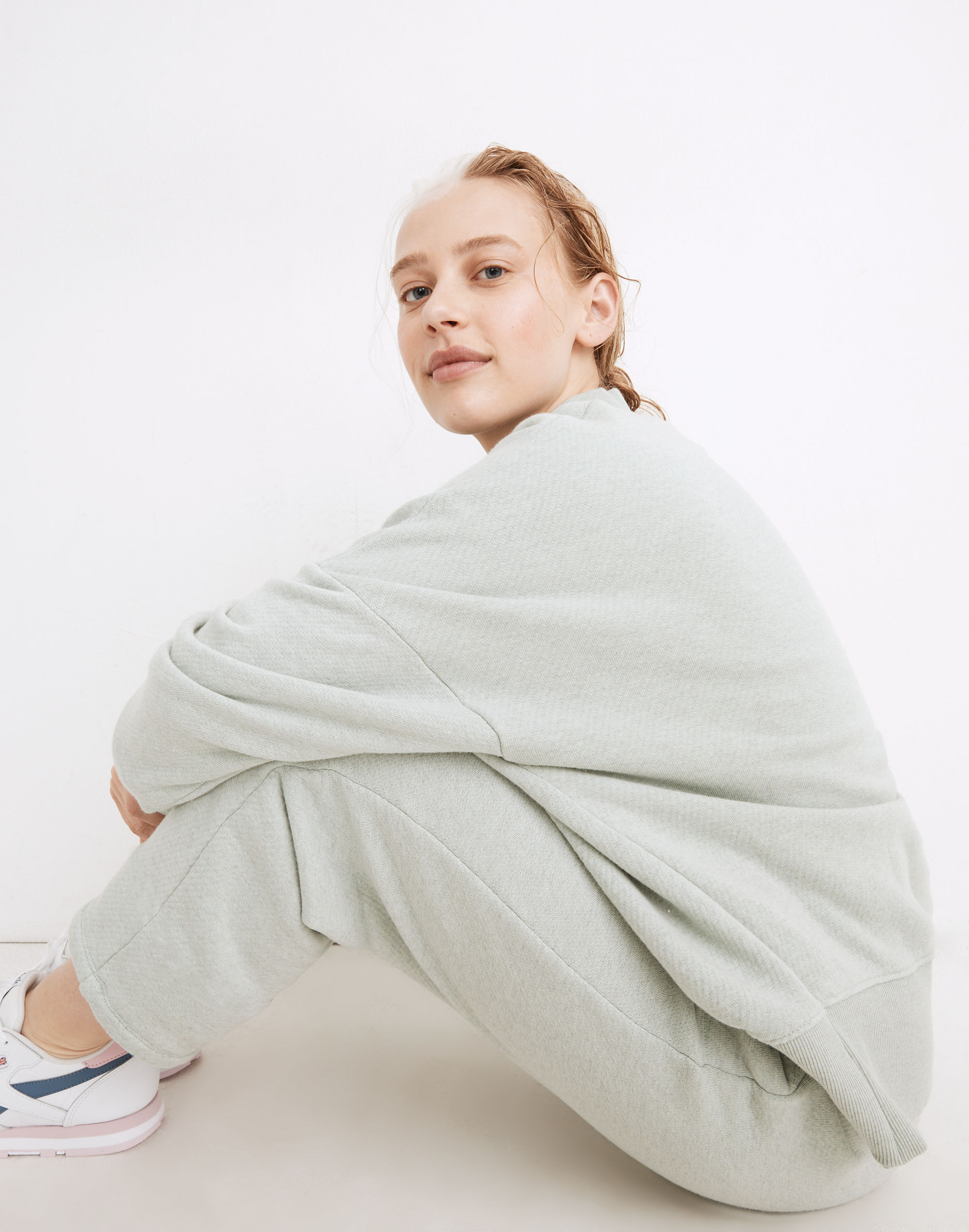 MWL Airyterry Half-Zip Tunic Sweatshirt