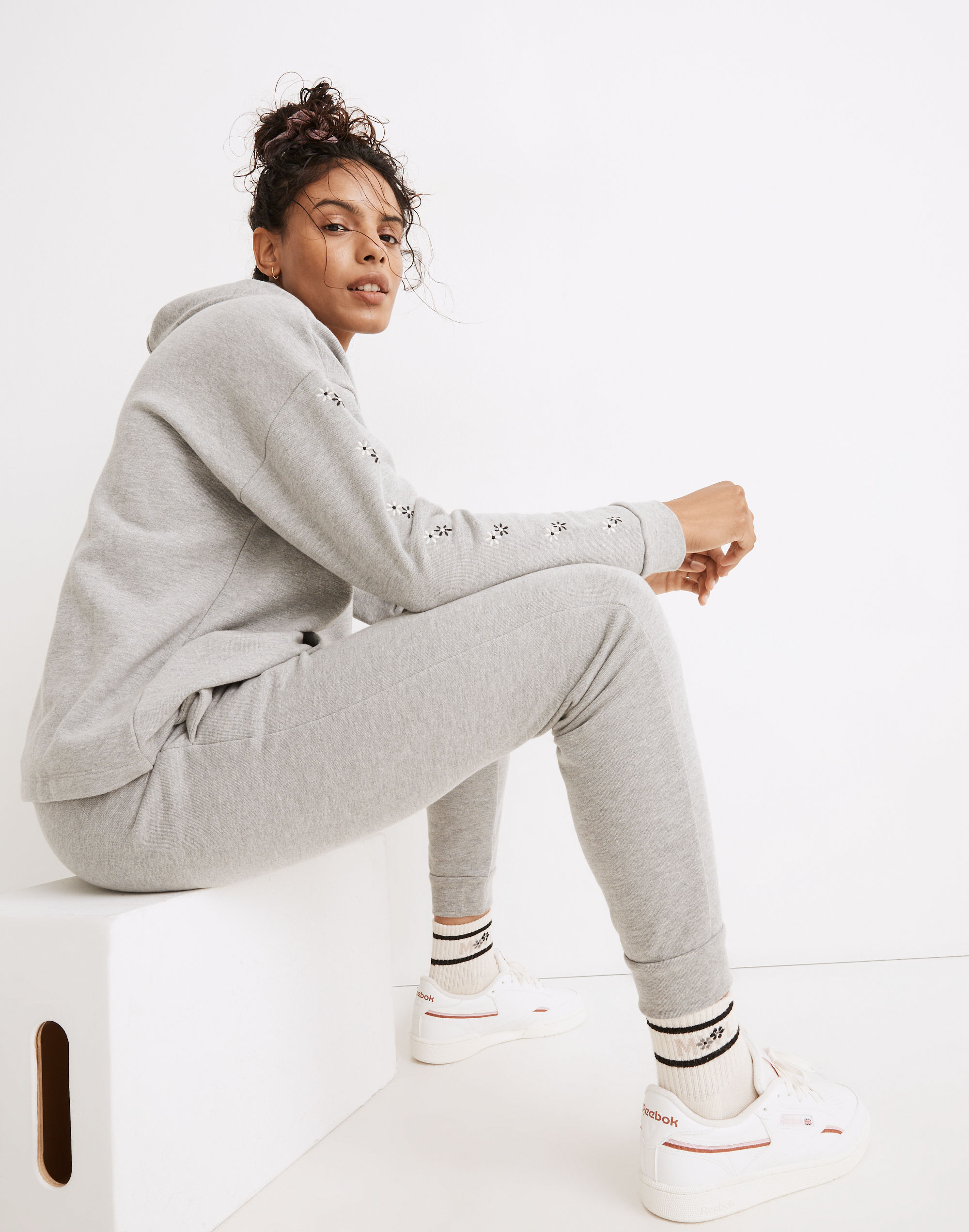 MWL Easygoing Hoodie Sweatshirt: Flower Embroidered Edition