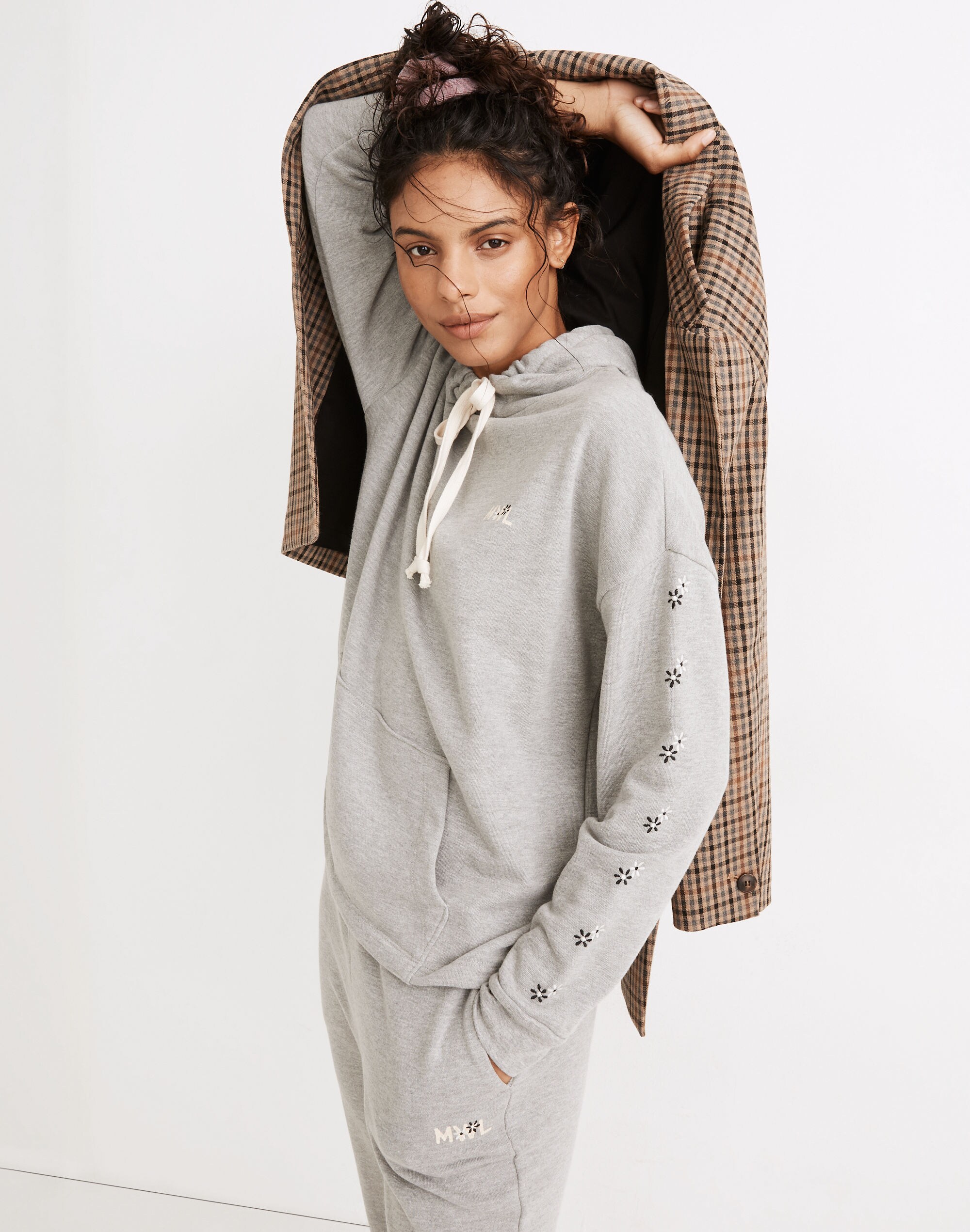 MWL Easygoing Hoodie Sweatshirt: Flower Embroidered Edition