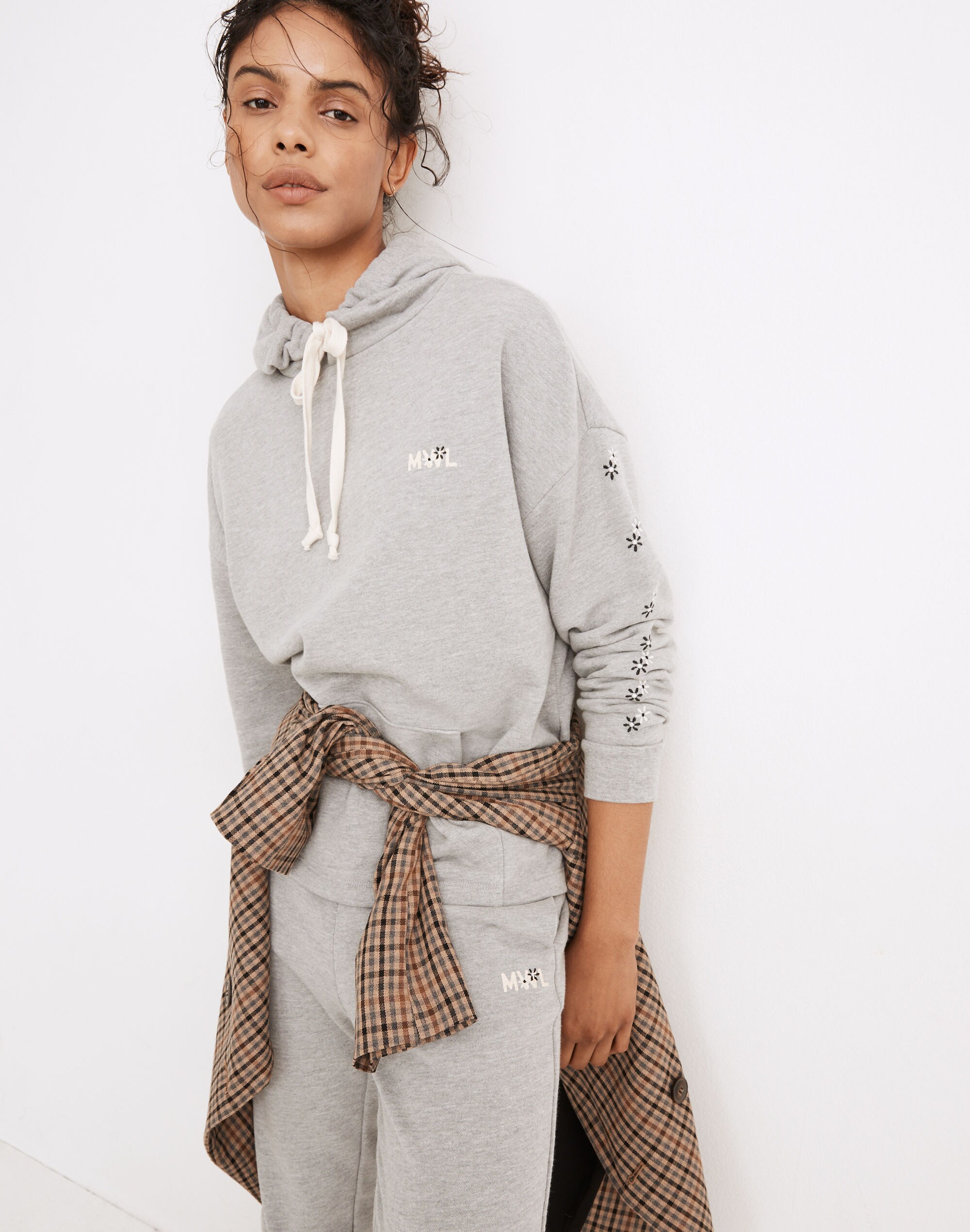 MWL Easygoing Hoodie Sweatshirt: Flower Embroidered Edition