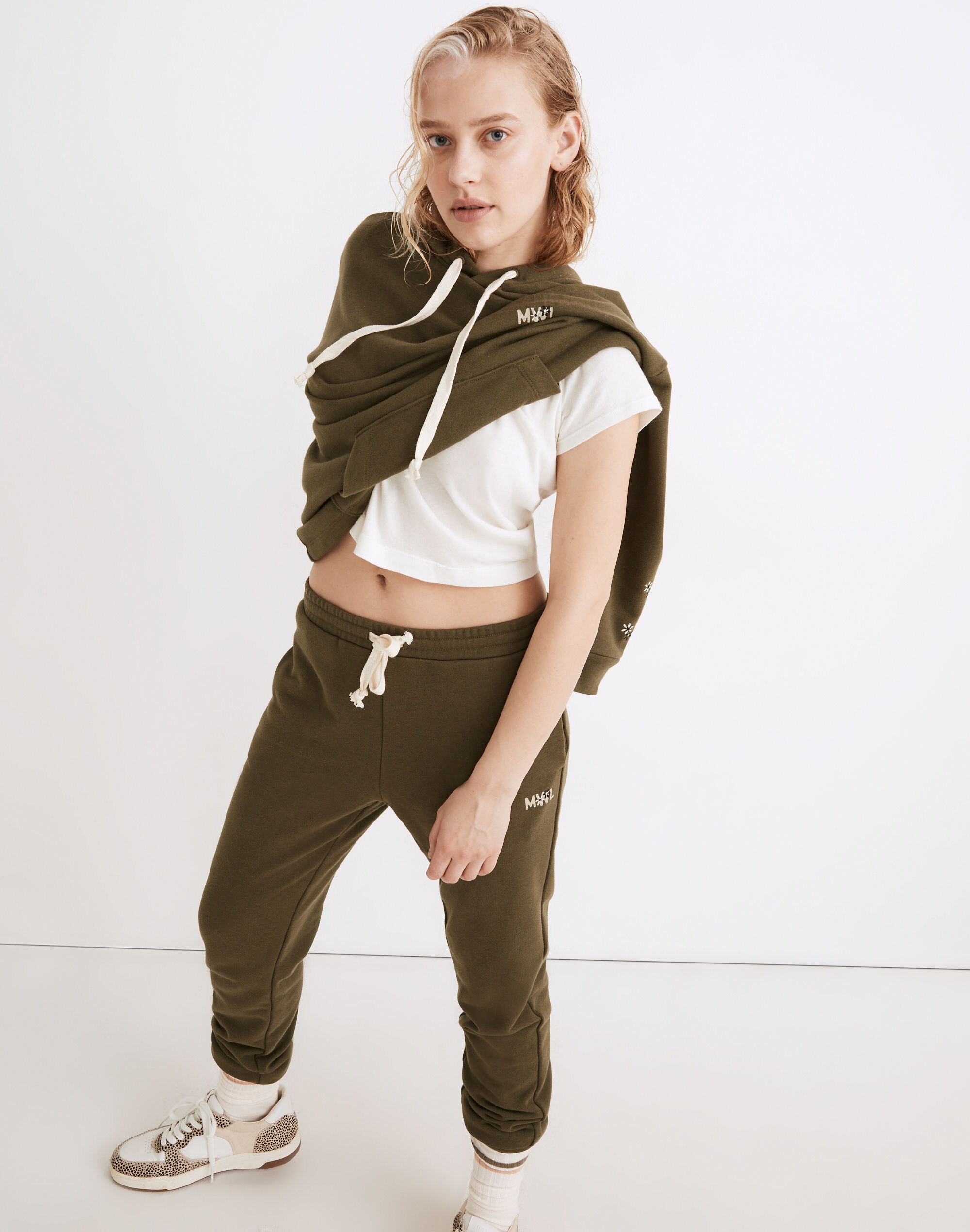 MWL Easygoing Hoodie Sweatshirt: Flower Embroidered Edition