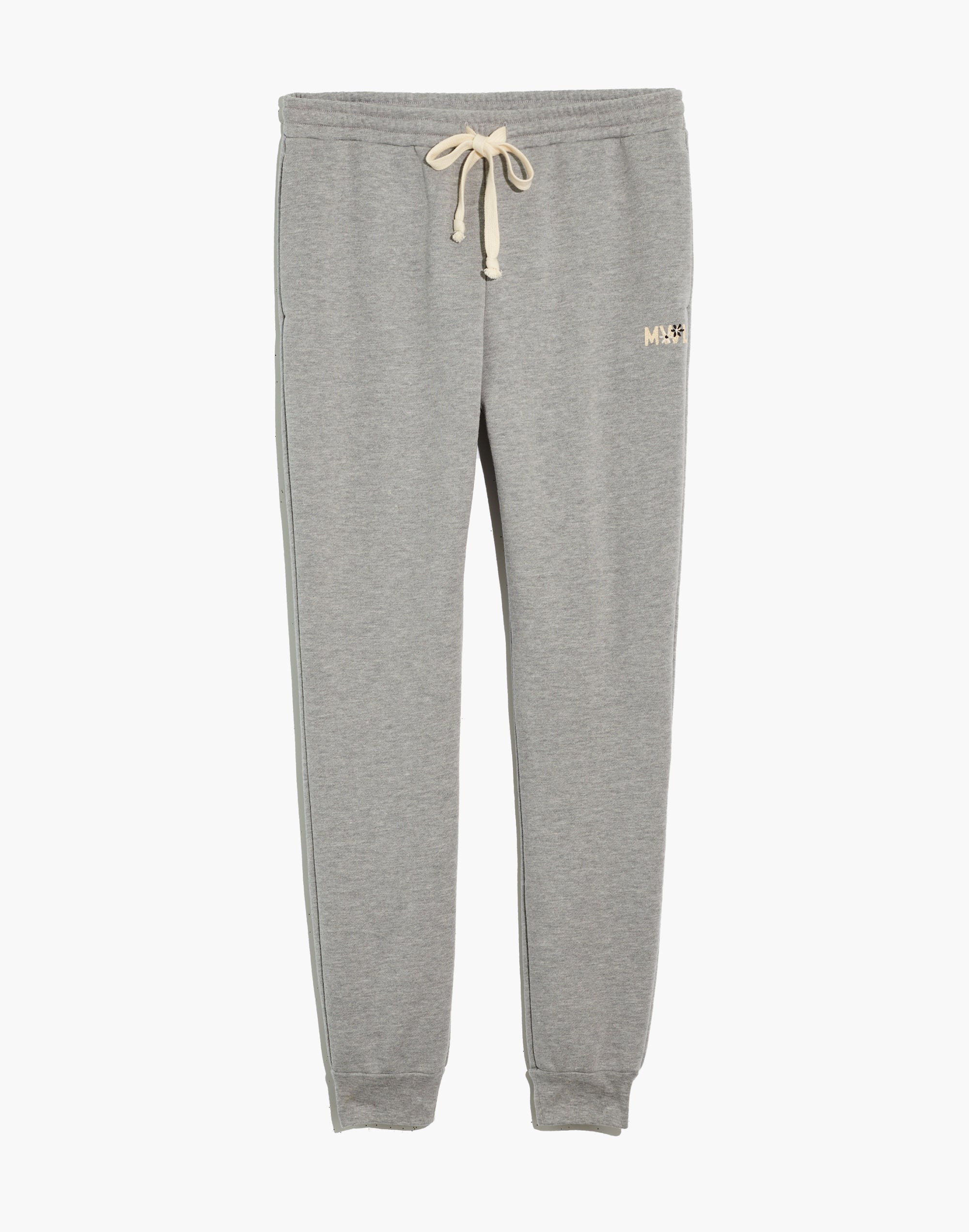 MWL Easygoing Sweatpants: Flower Embroidered Edition