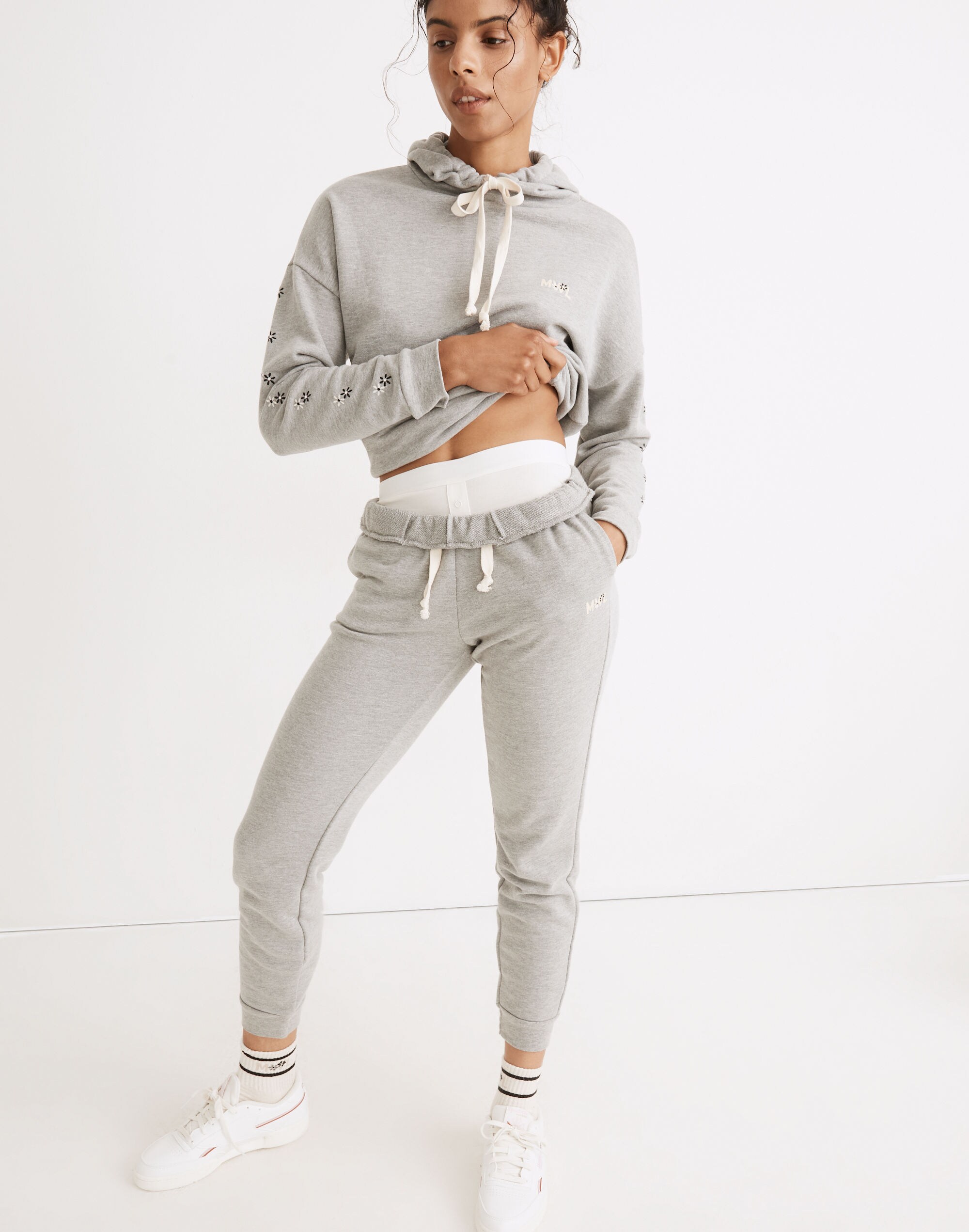 MWL Easygoing Sweatpants: Flower Embroidered Edition