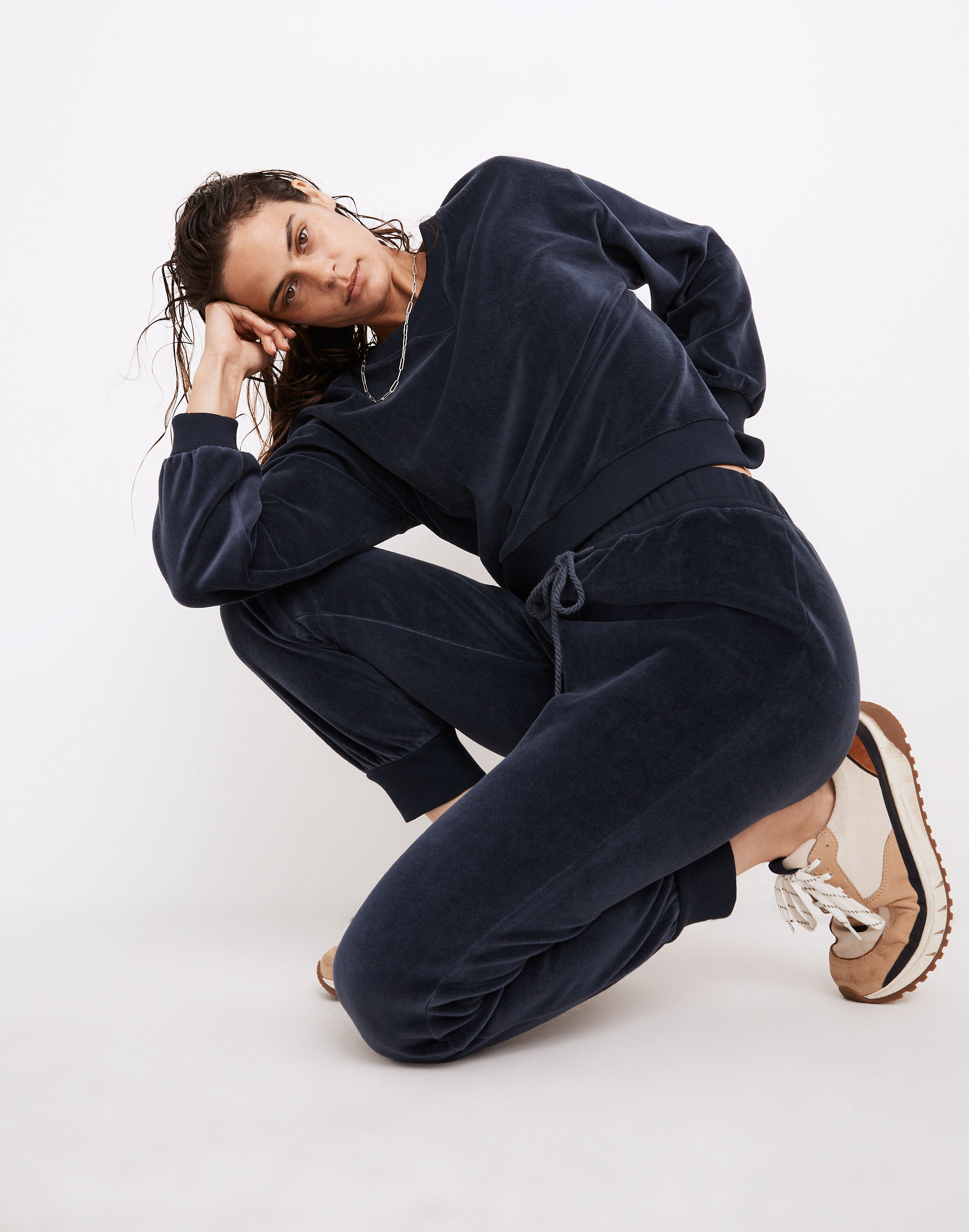 MWL Velour Crewneck Sweatshirt