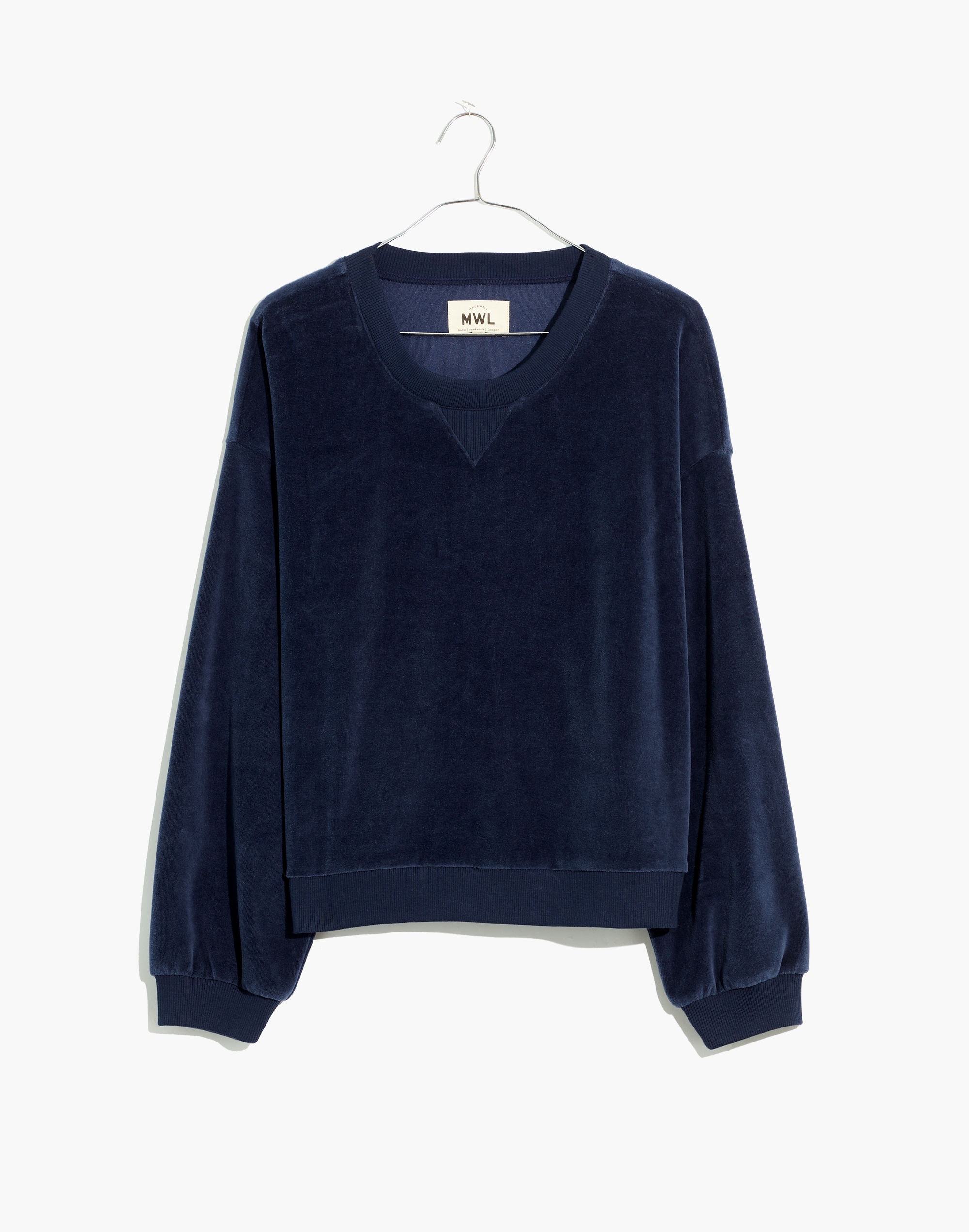 MWL Velour Crewneck Sweatshirt