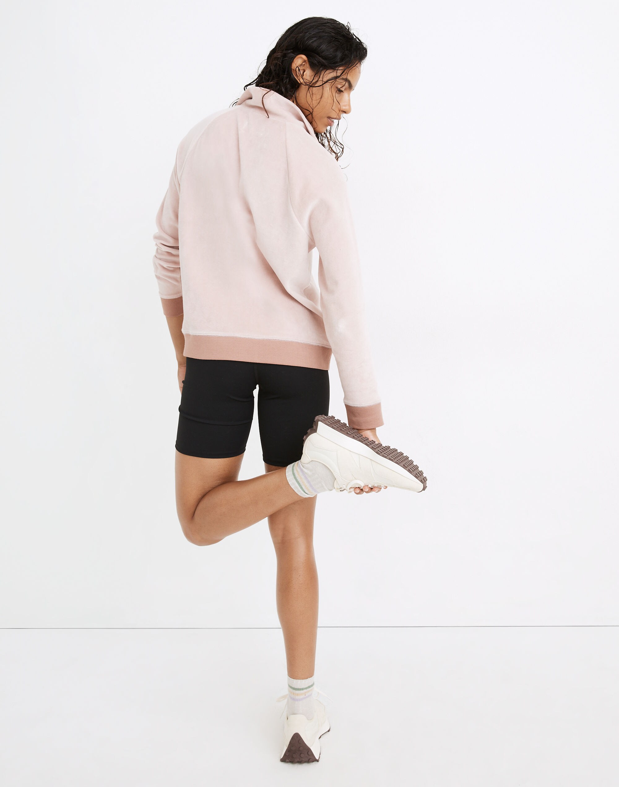 MWL Velour Half-Zip Sweatshirt
