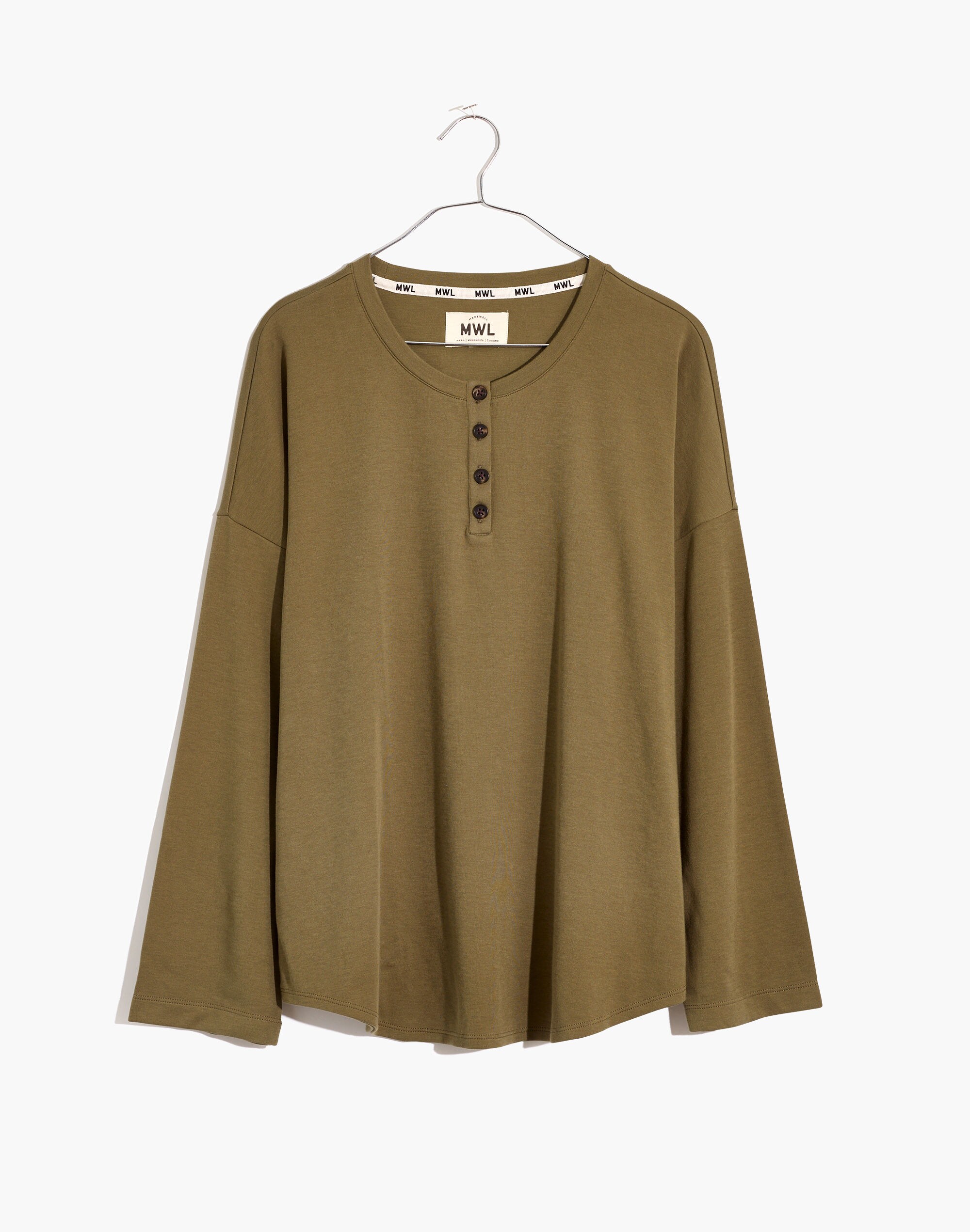 MWL Breeze Henley Shirttail Tee